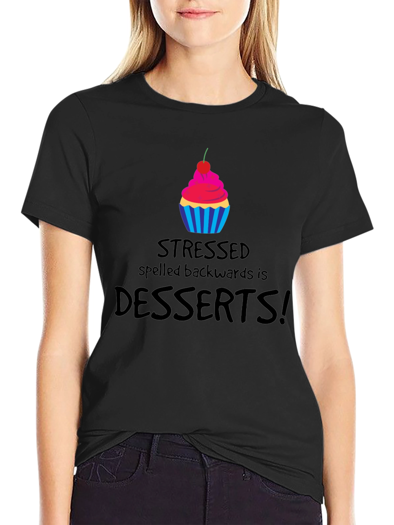 Stressed Spelled Backwards T-Shirt