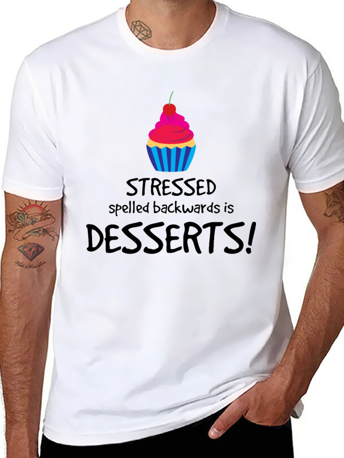 Stressed Spelled Backwards T-Shirt