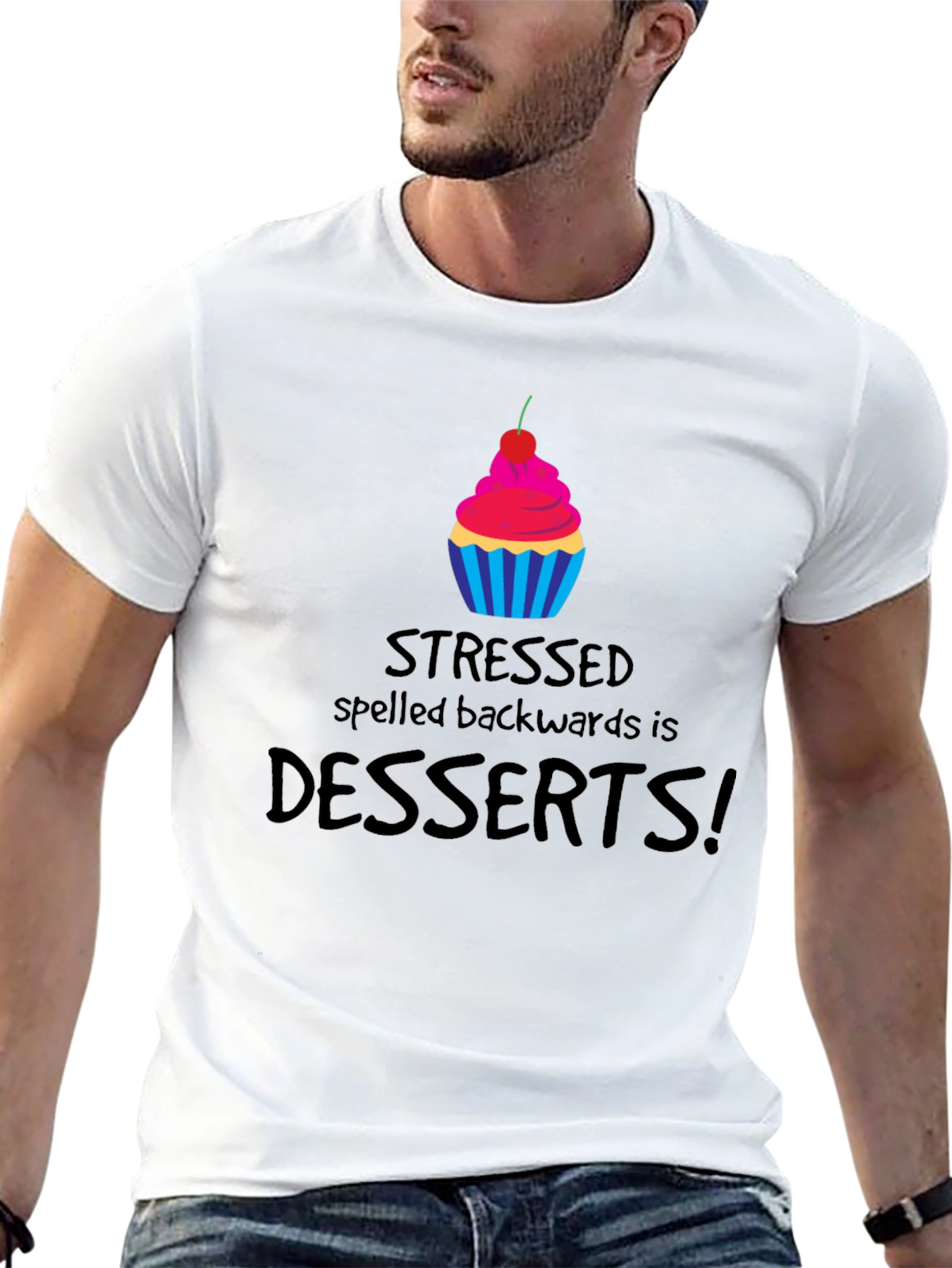Stressed Spelled Backwards T-Shirt