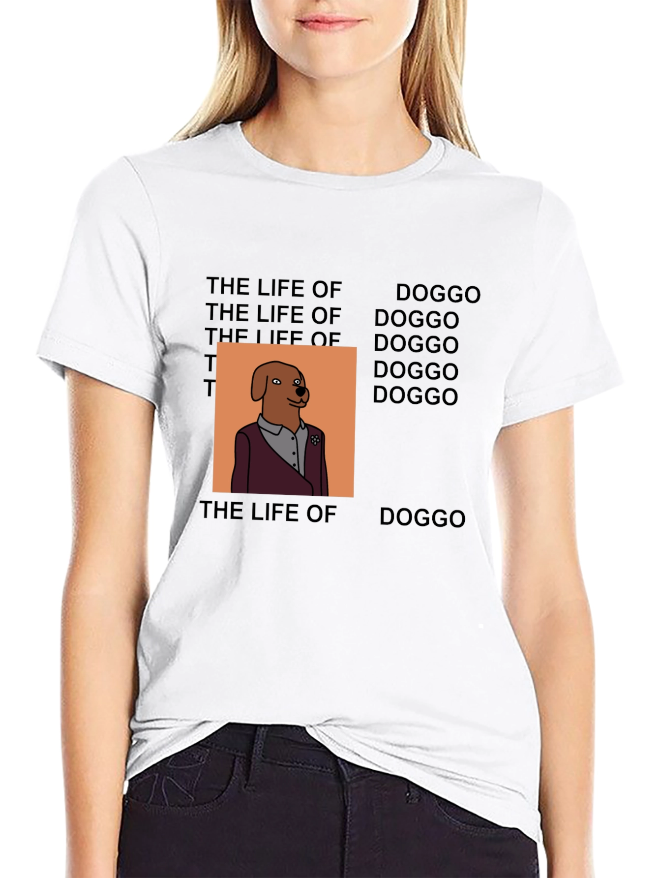 Life of Doggo T-Shirt - Trendy Graphic Tee