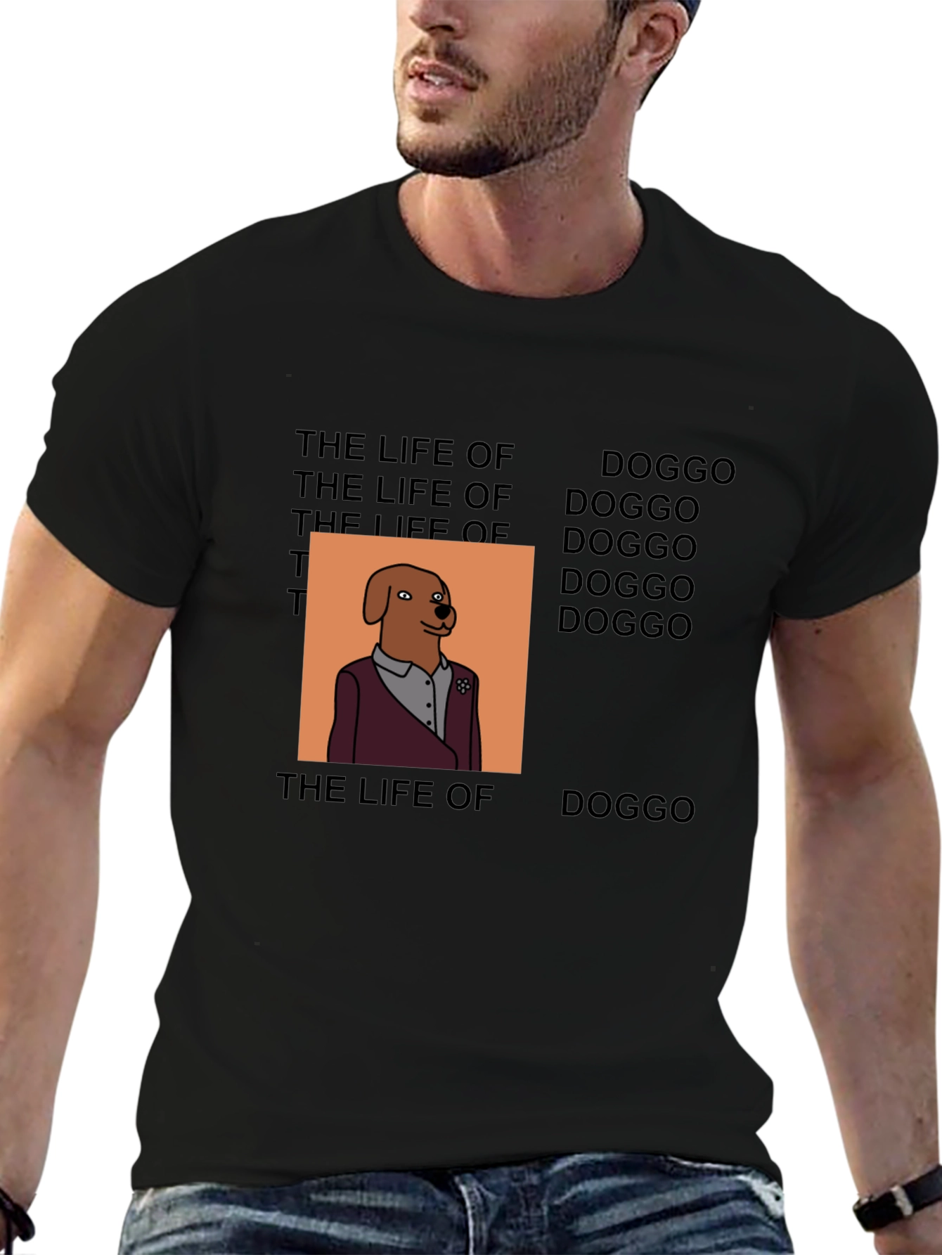 Life of Doggo T-Shirt - Trendy Graphic Tee