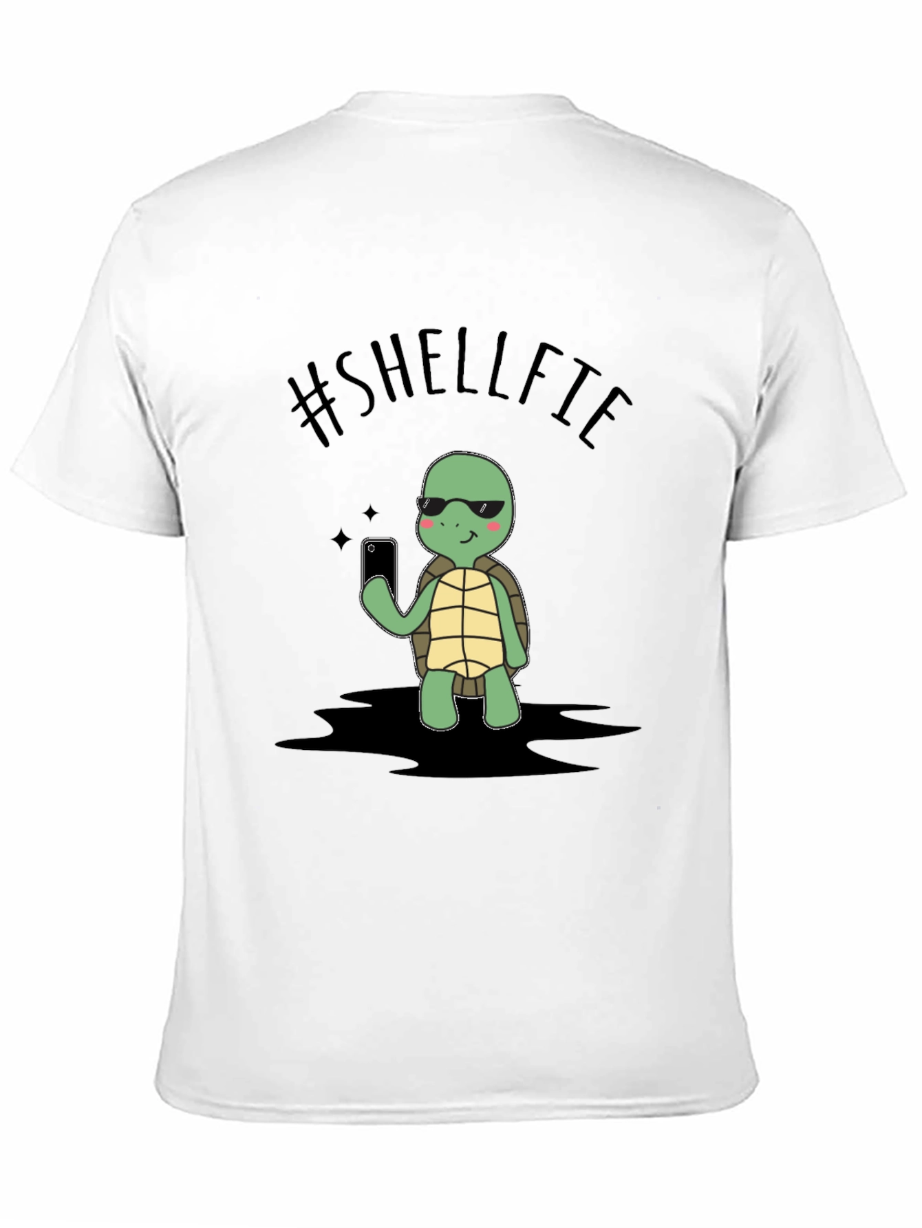 Shelffie Turtle Black T-Shirt