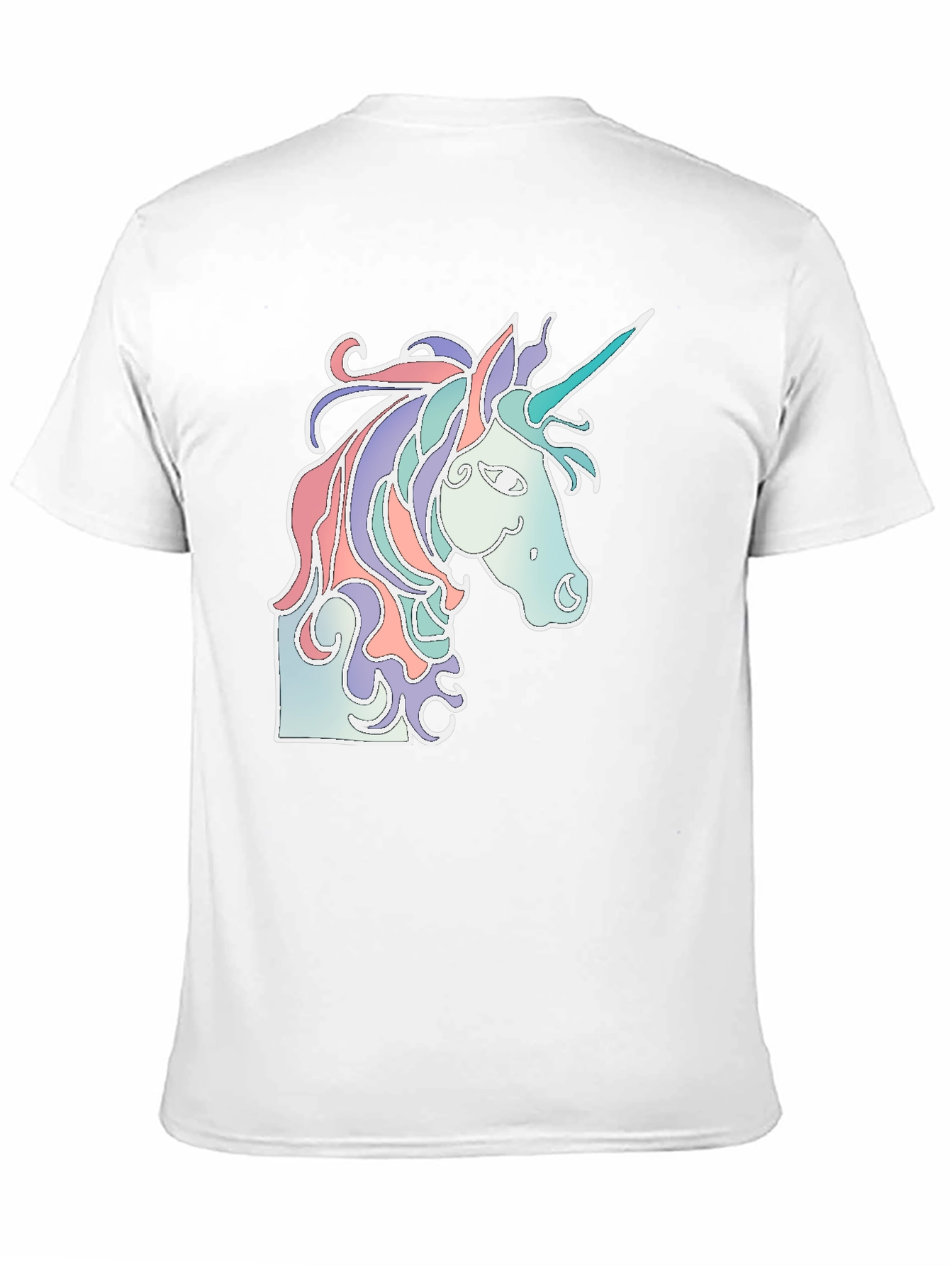 Unicorn Graphic Black T-Shirt