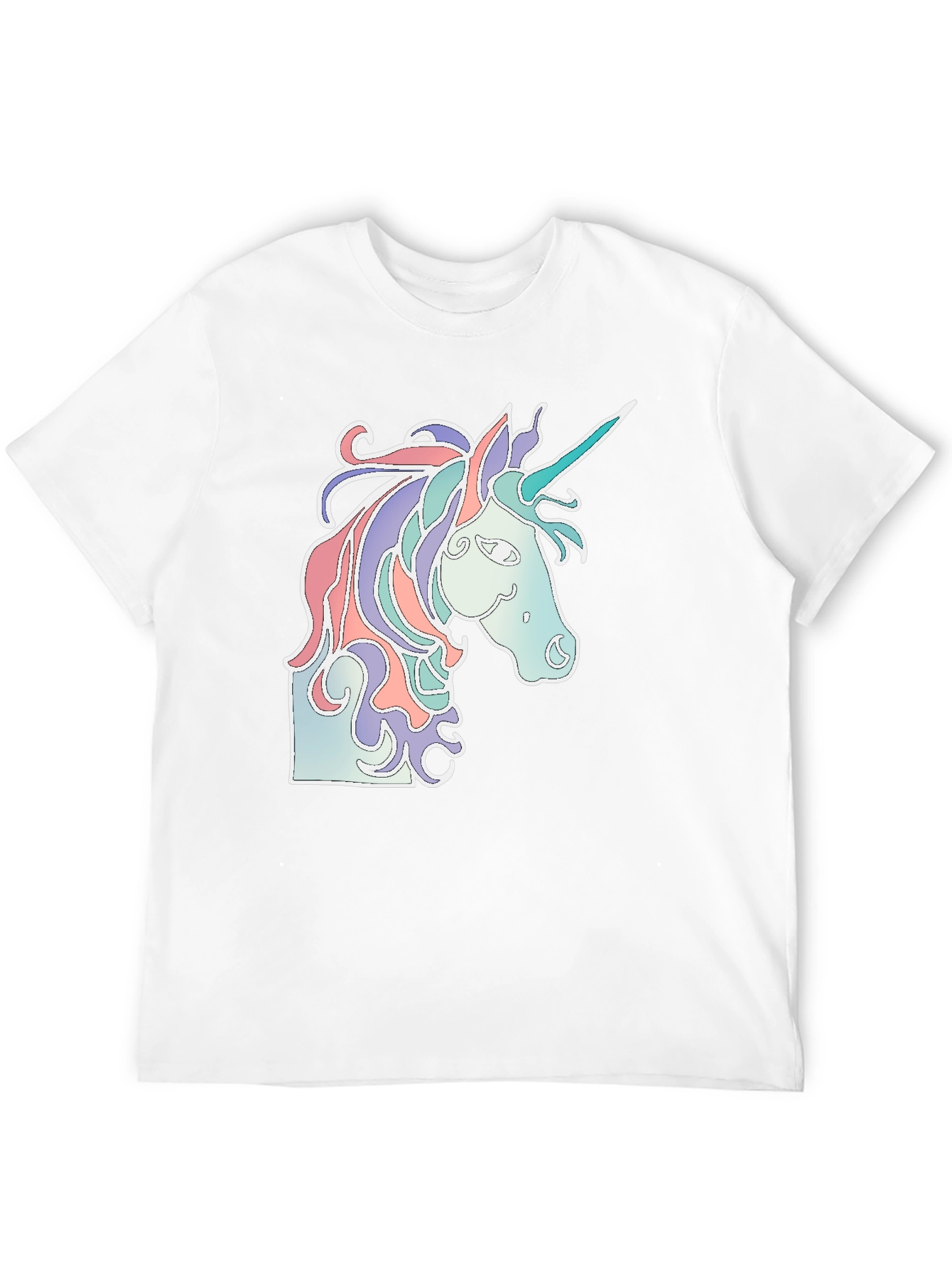 Unicorn Graphic Black T-Shirt