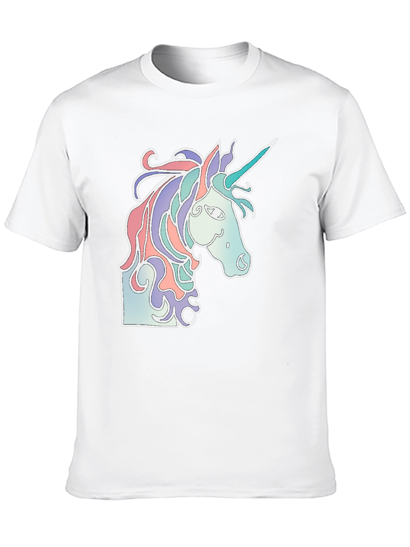 Unicorn Graphic Black T-Shirt