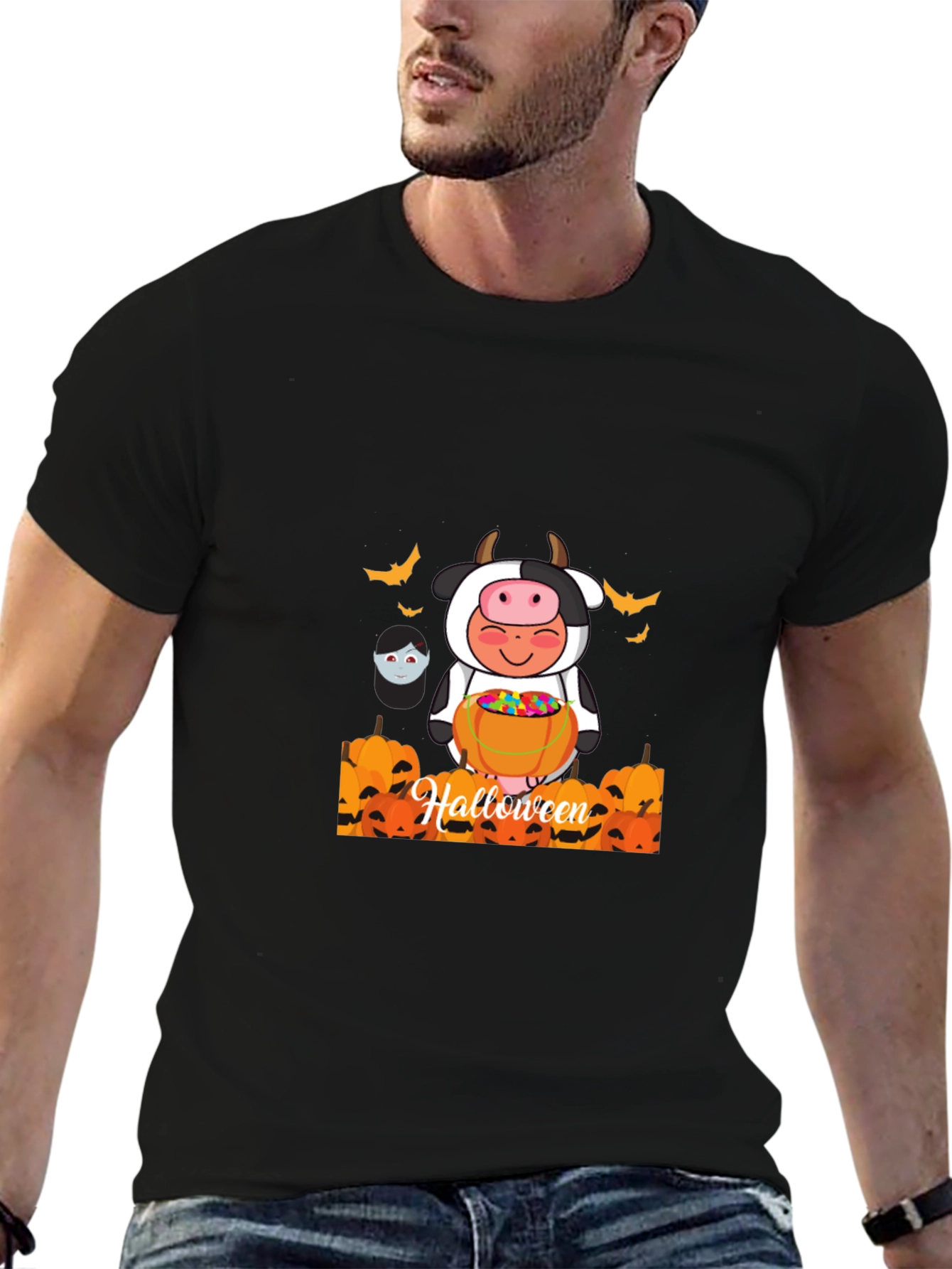 Halloween Cow Costume T-Shirt