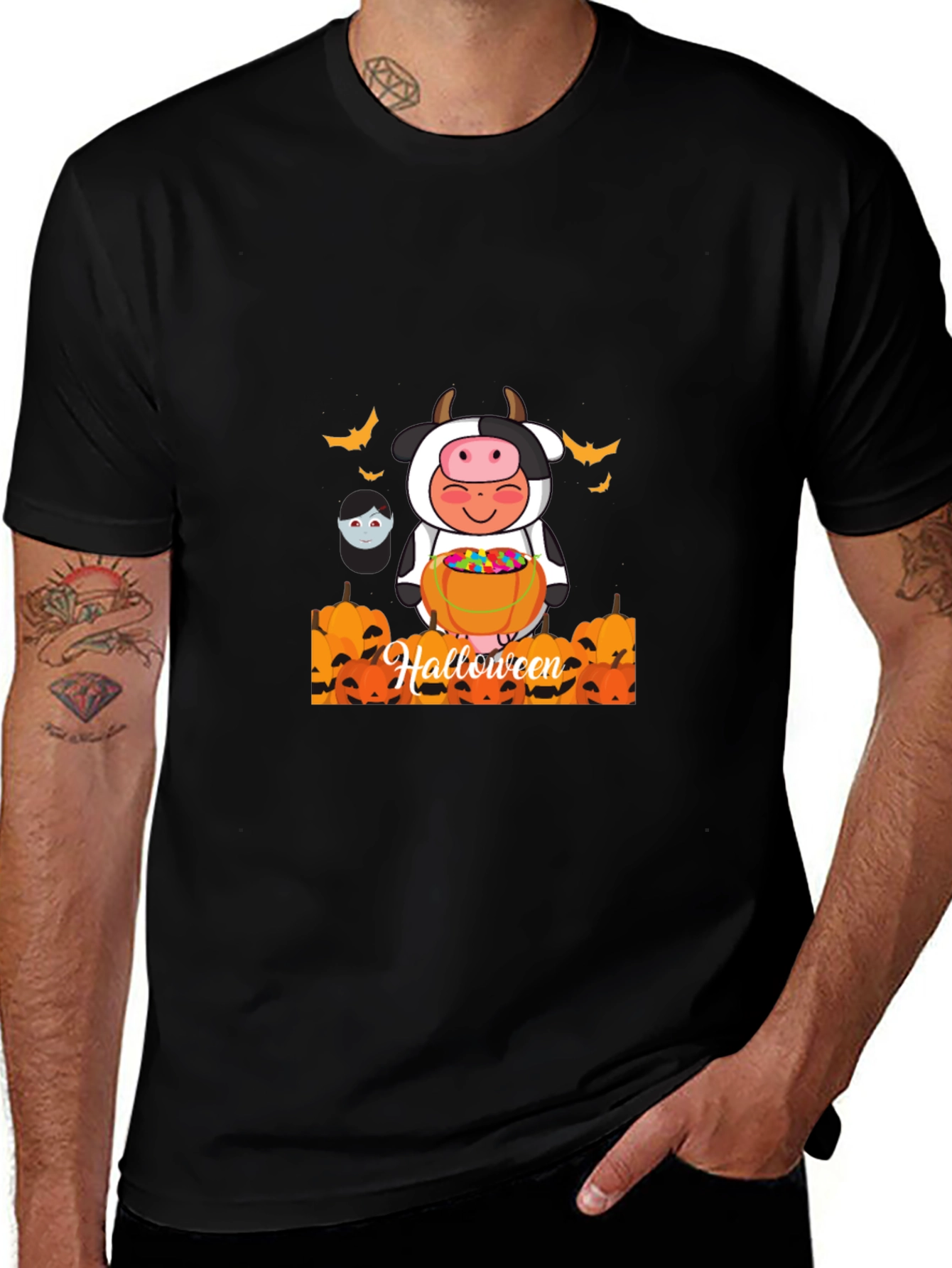 Halloween Cow Costume T-Shirt