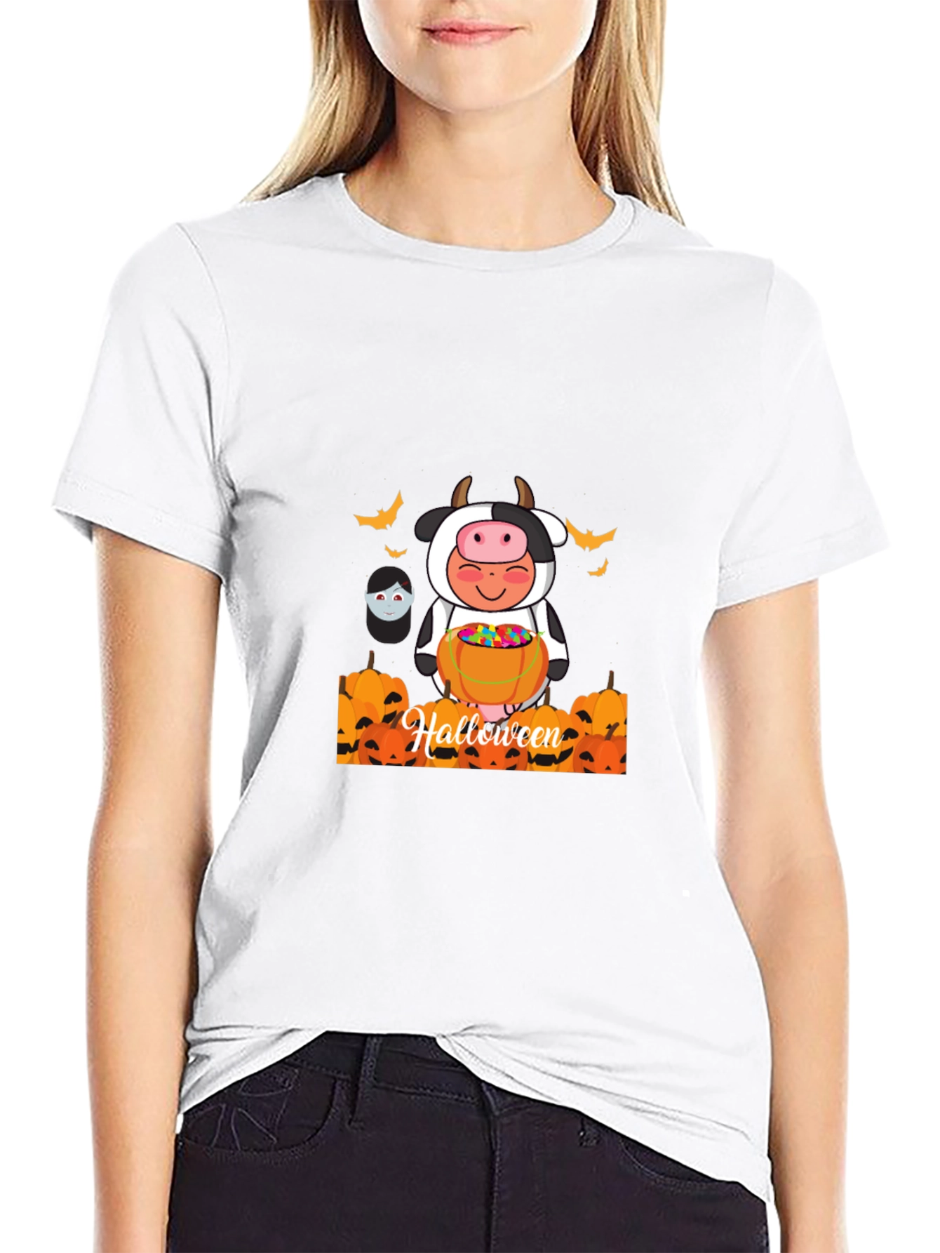 Halloween Cow Costume T-Shirt