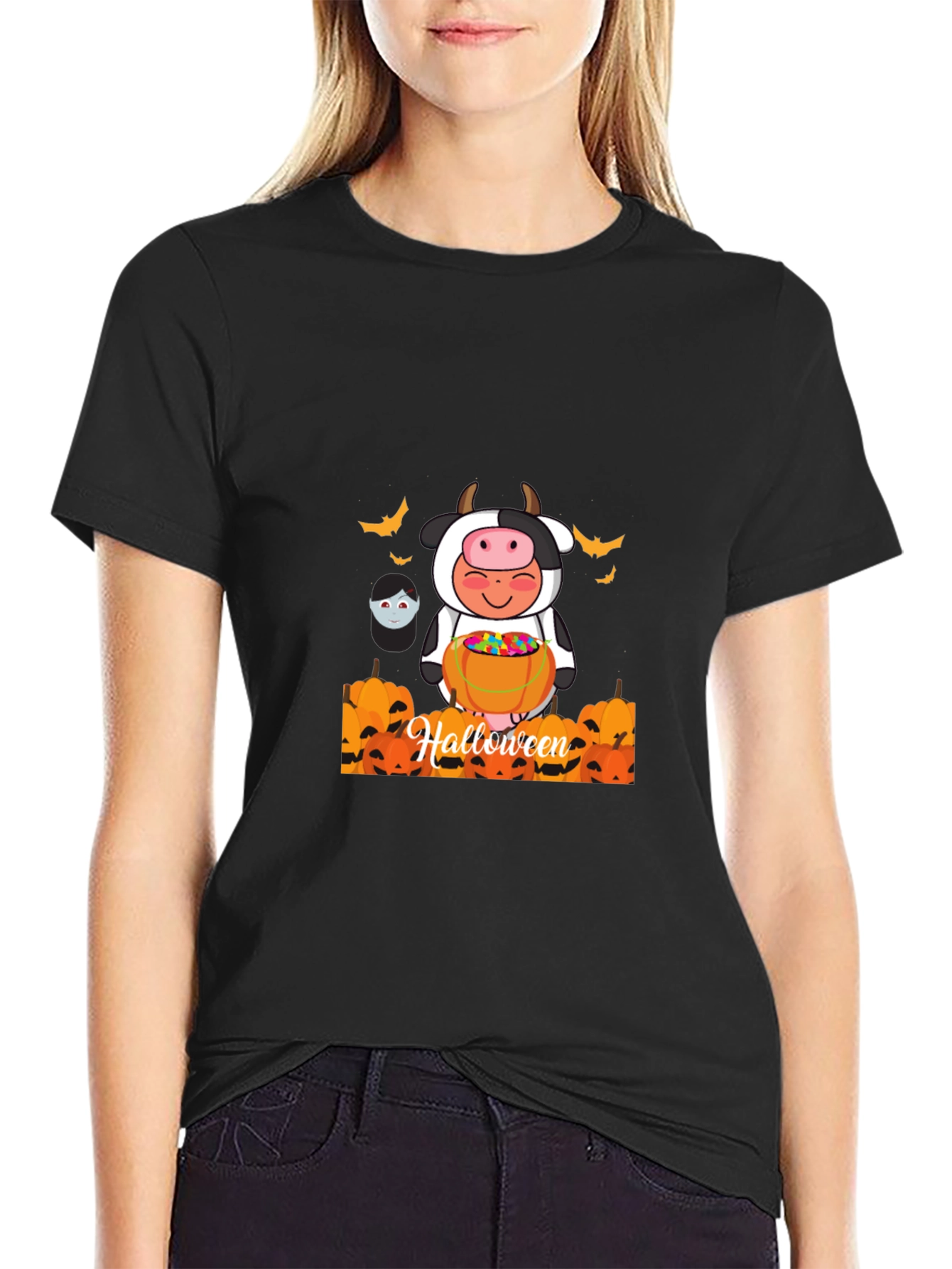 Halloween Cow Costume T-Shirt