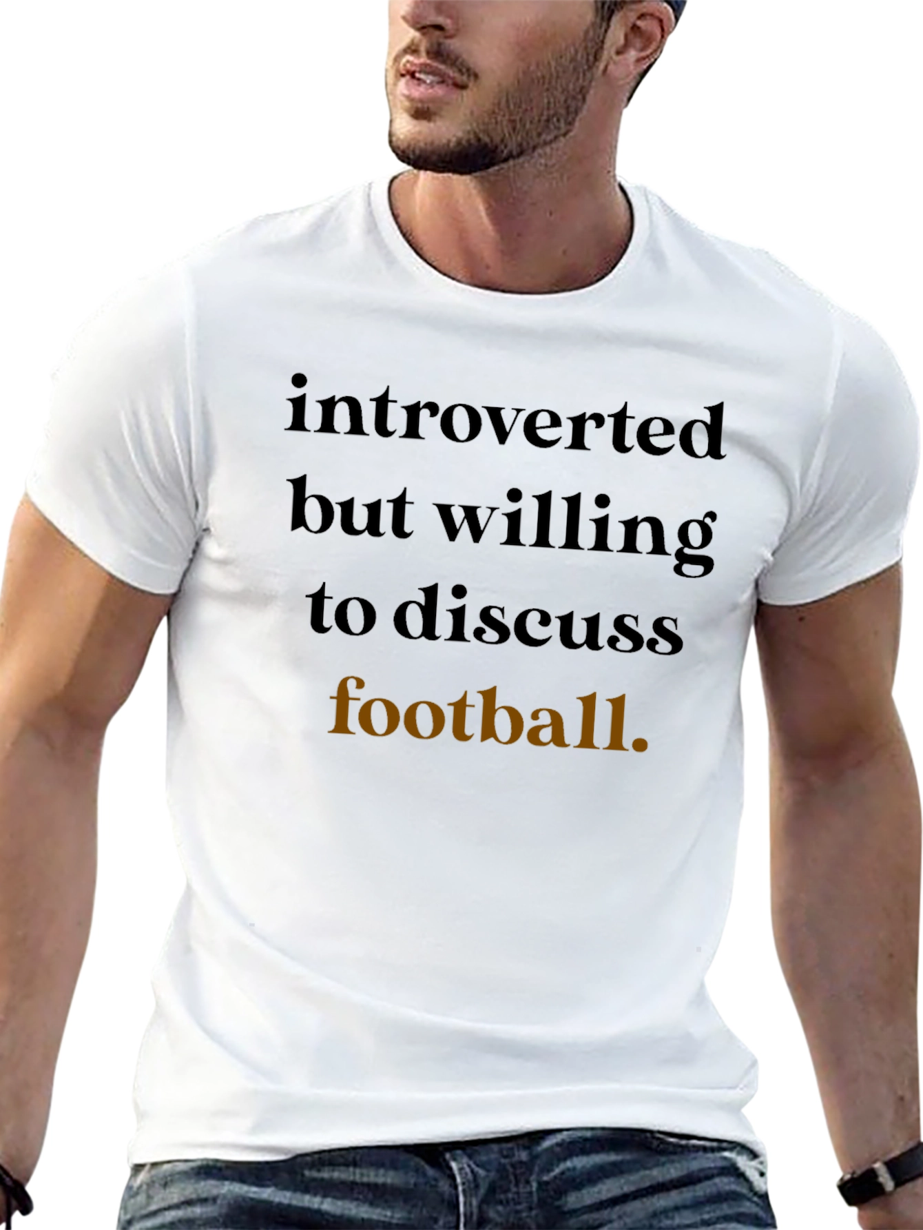 Introverted Football Fan T-Shirt