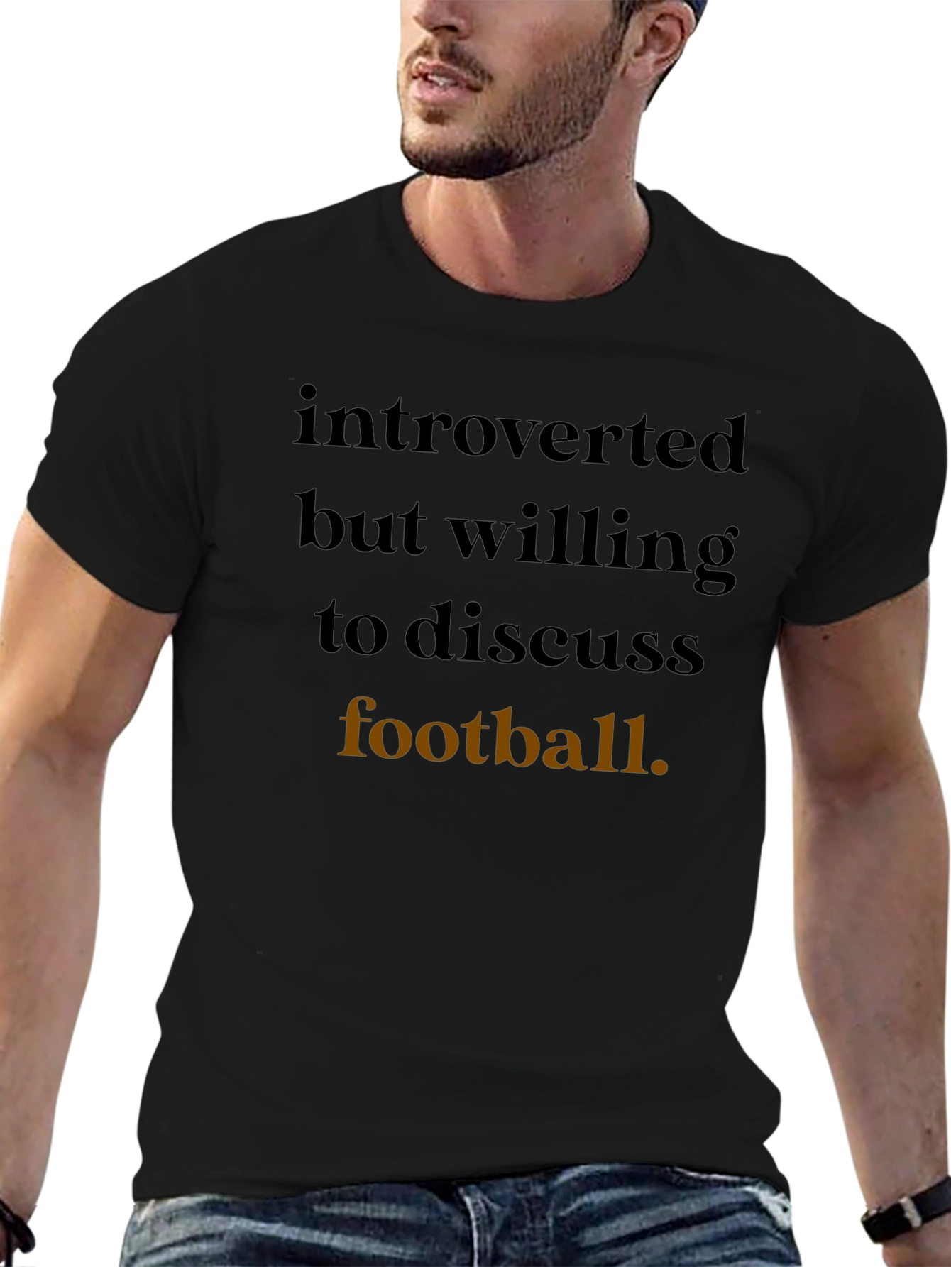 Introverted Football Fan T-Shirt