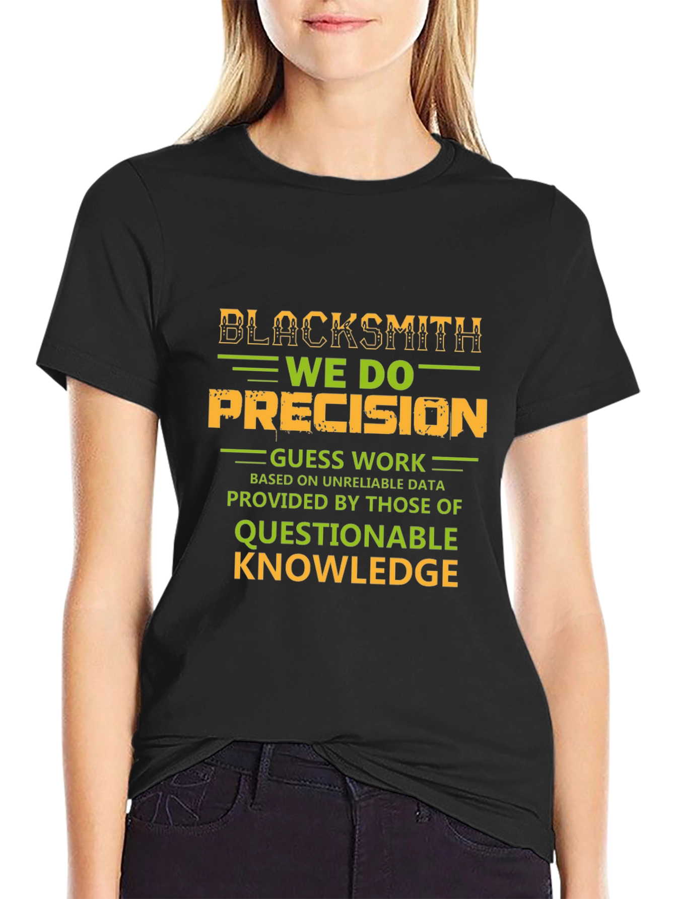 Blacksmith Precision T-Shirt - Novelty Graphic Tee