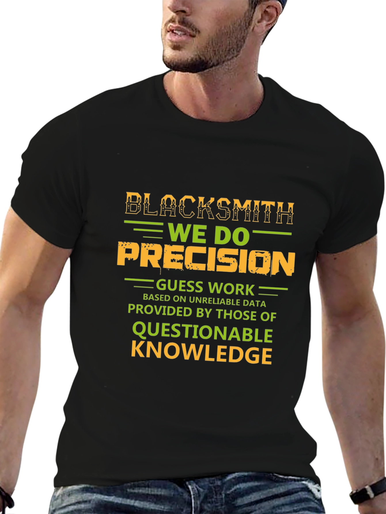 Blacksmith Precision T-Shirt - Novelty Graphic Tee