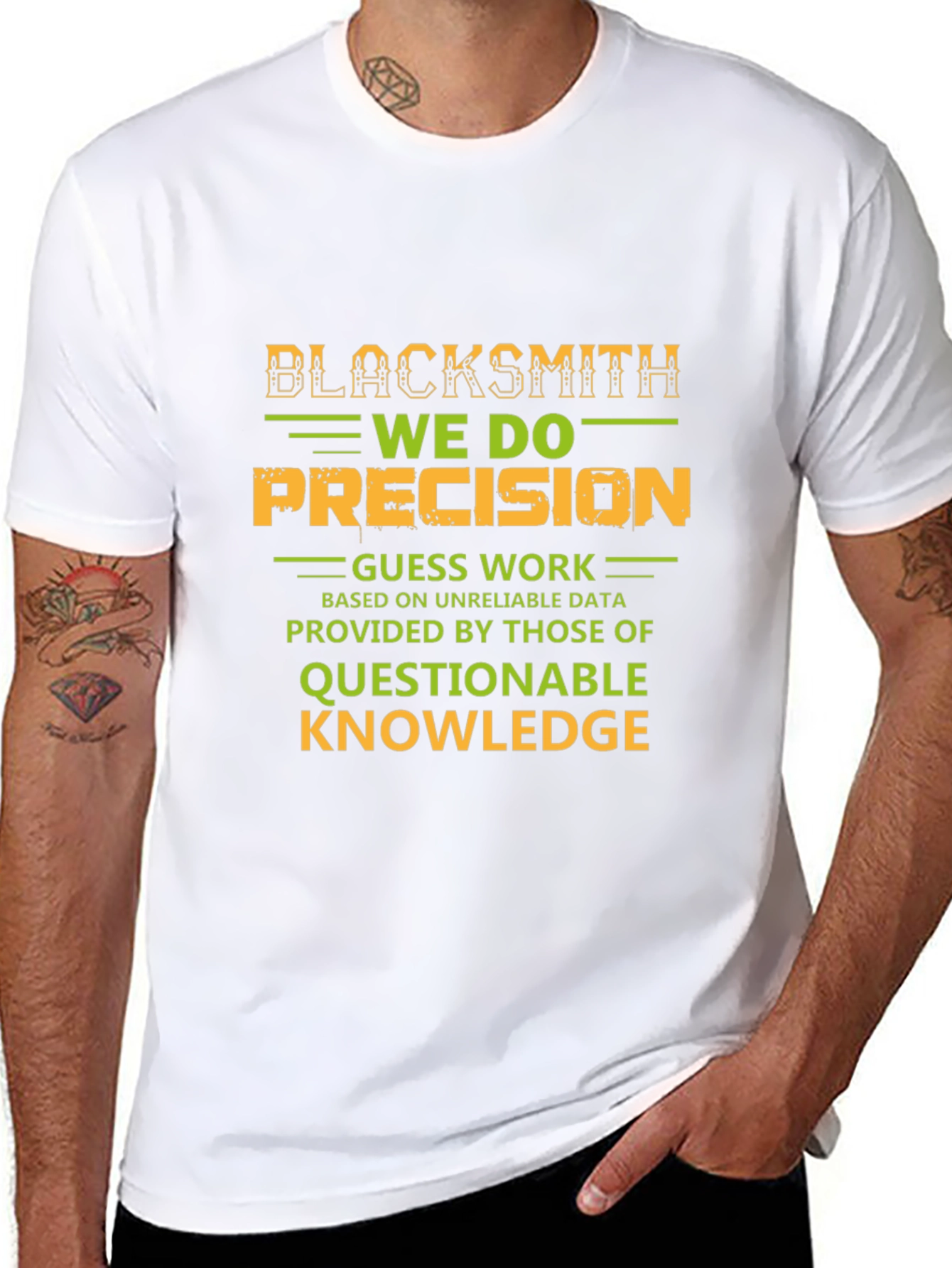 Blacksmith Precision T-Shirt - Novelty Graphic Tee