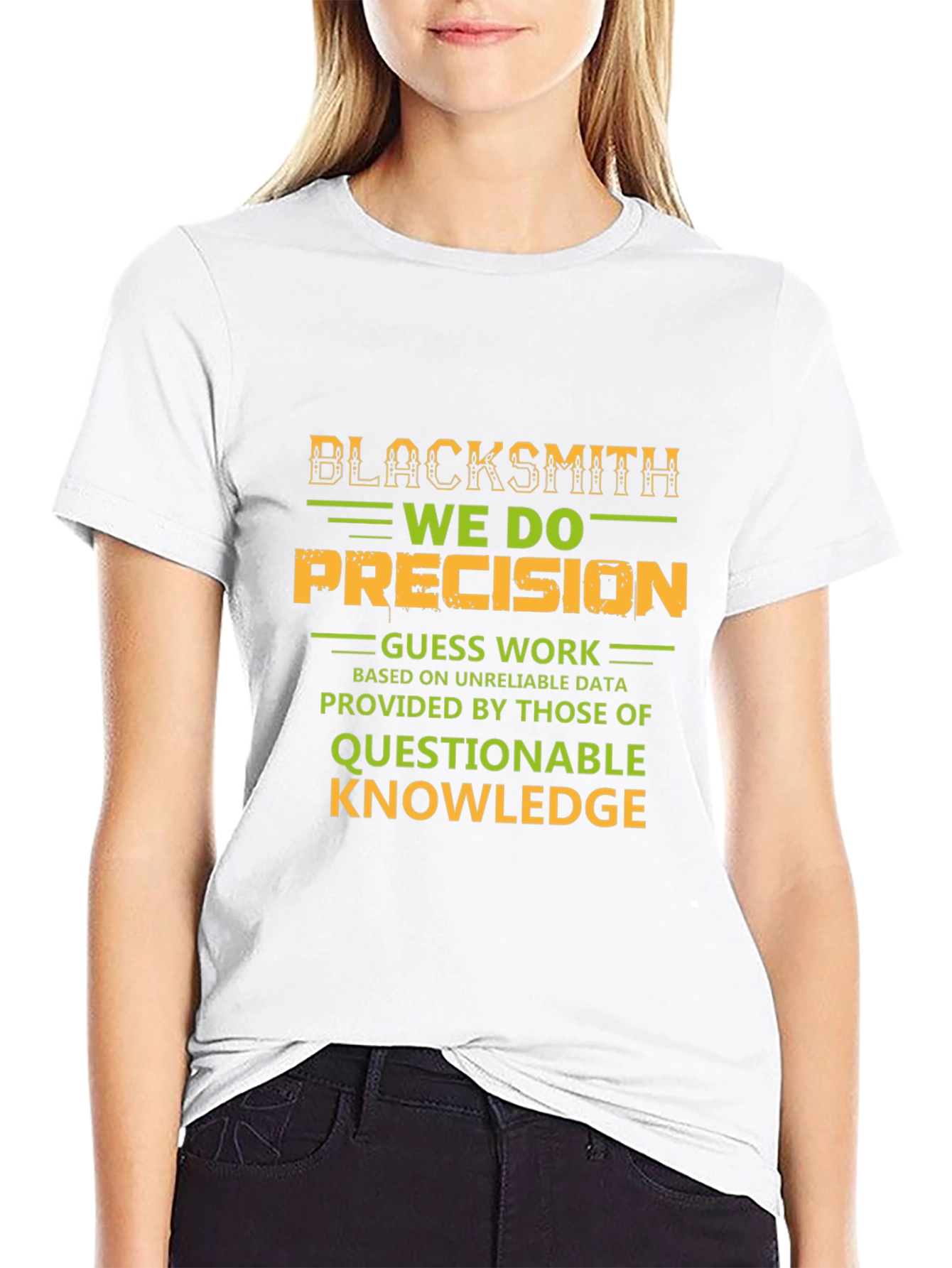 Blacksmith Precision T-Shirt - Novelty Graphic Tee