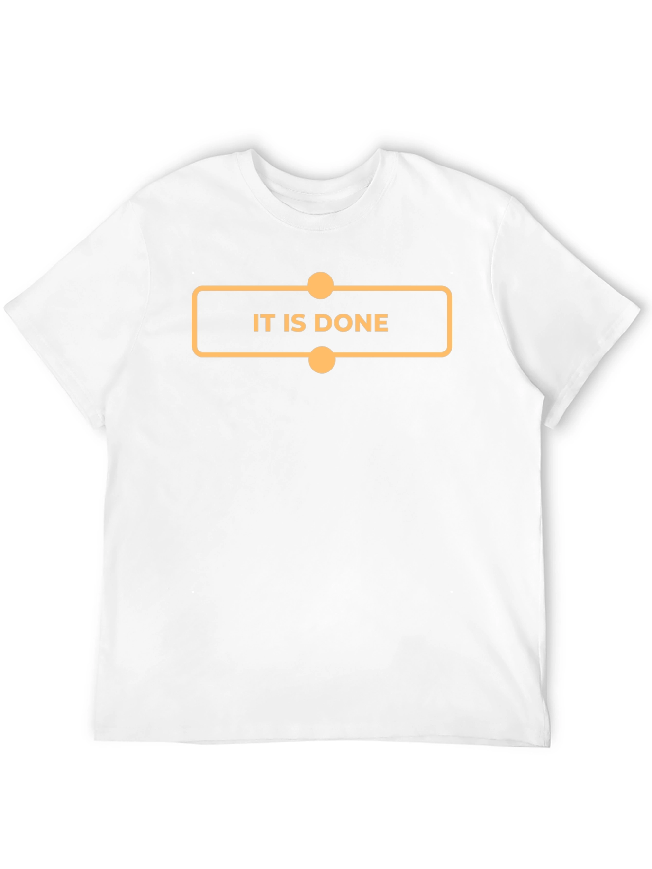 It Is Done Graphic Tee - Black Cotton T-Shirt