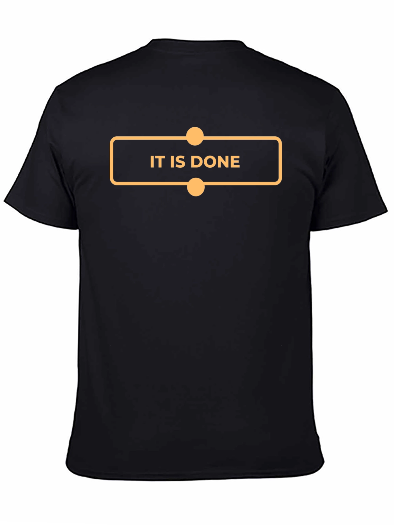 It Is Done Graphic Tee - Black Cotton T-Shirt