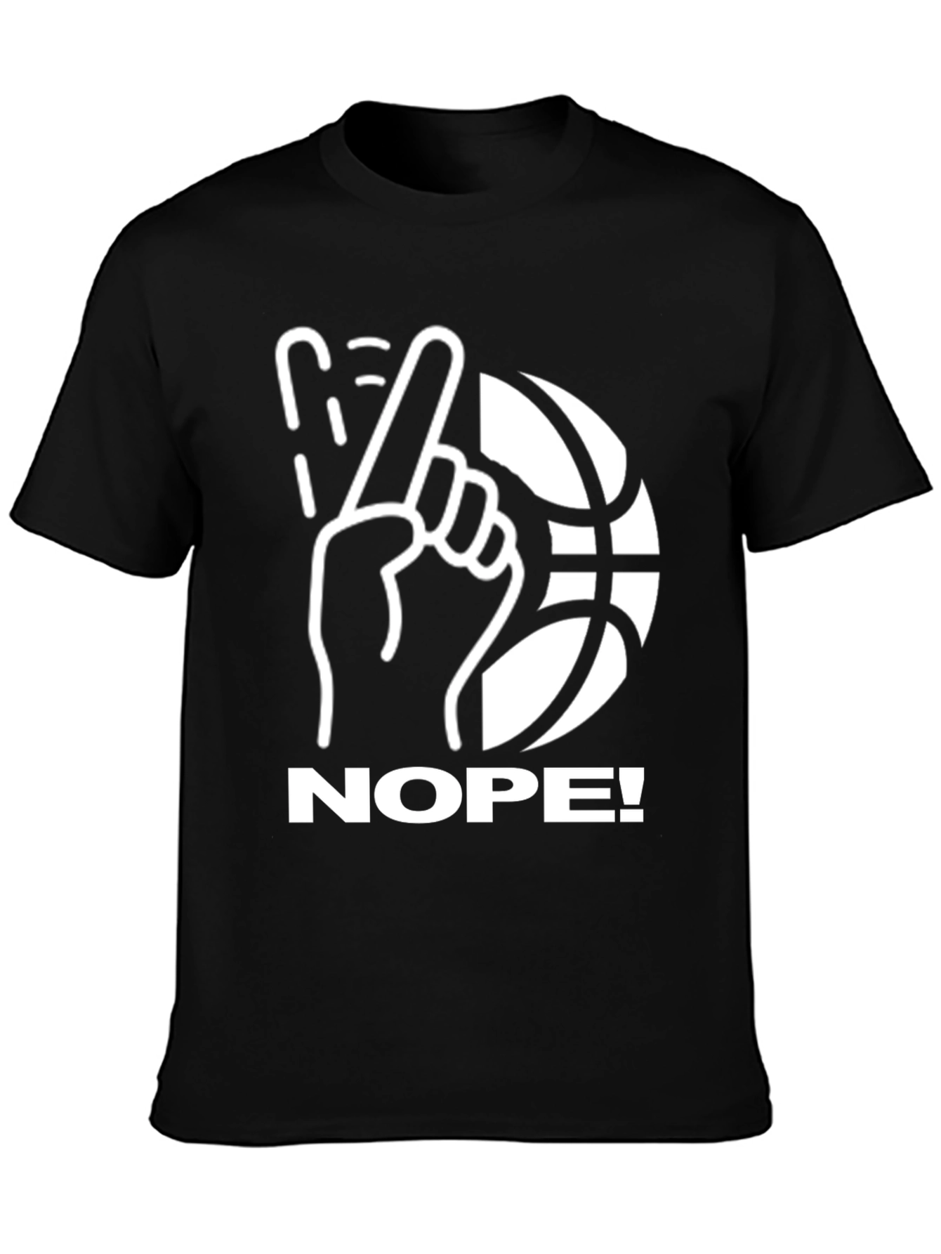 Nope! Basketball Graphic T-Shirt