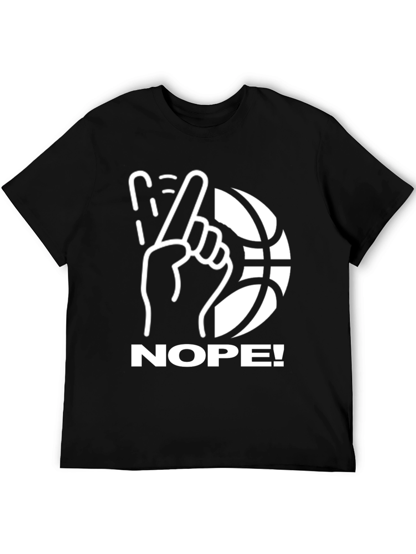 Nope! Basketball Graphic T-Shirt