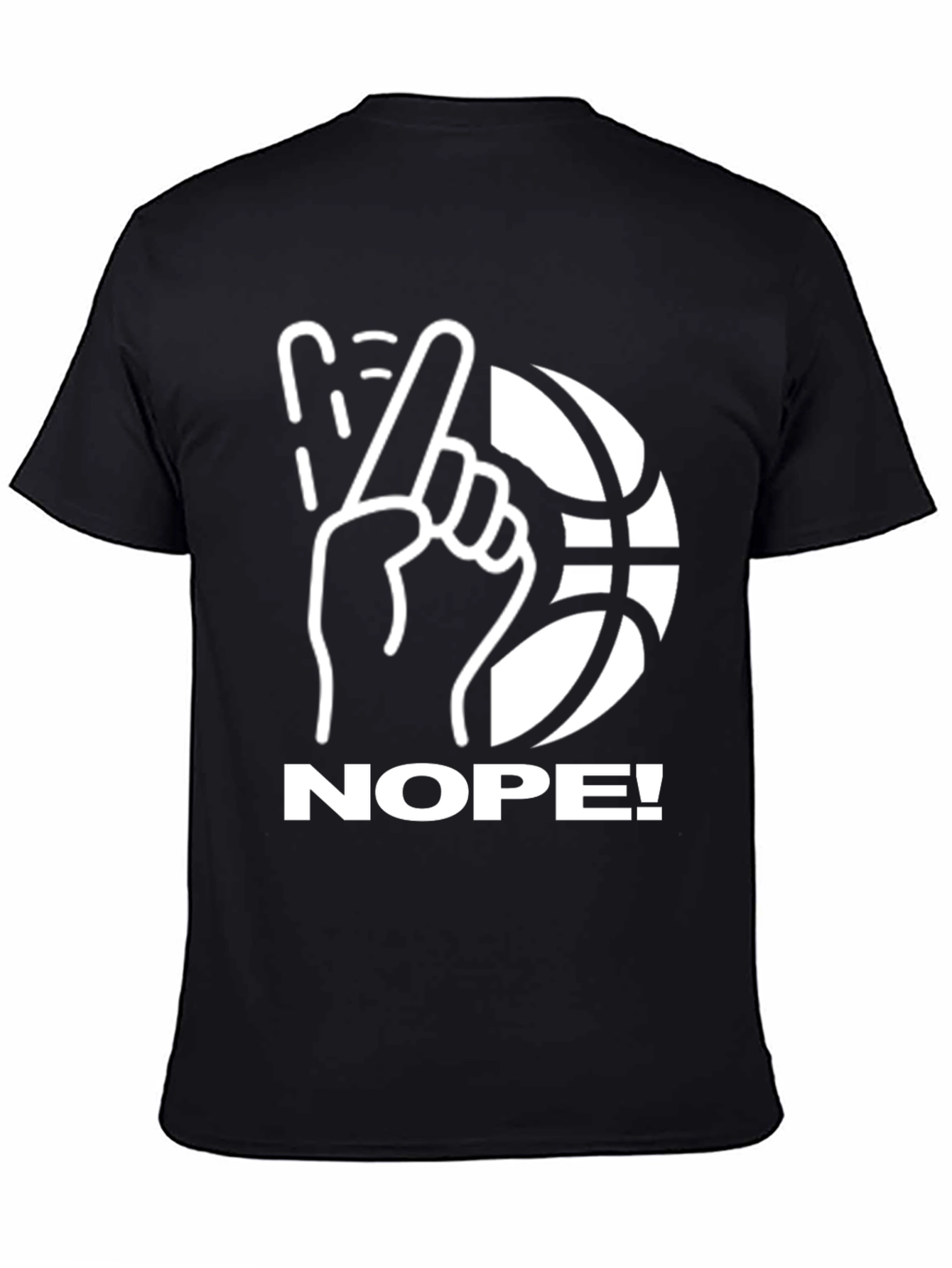 Nope! Basketball Graphic T-Shirt