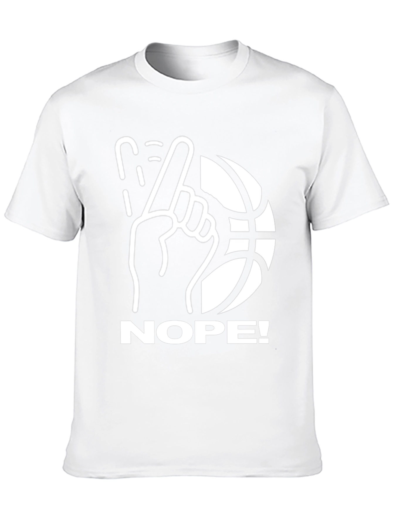 Nope! Basketball Graphic T-Shirt