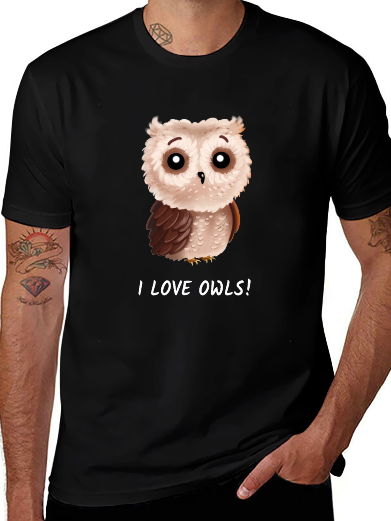 I Love Owls! Graphic T-Shirt