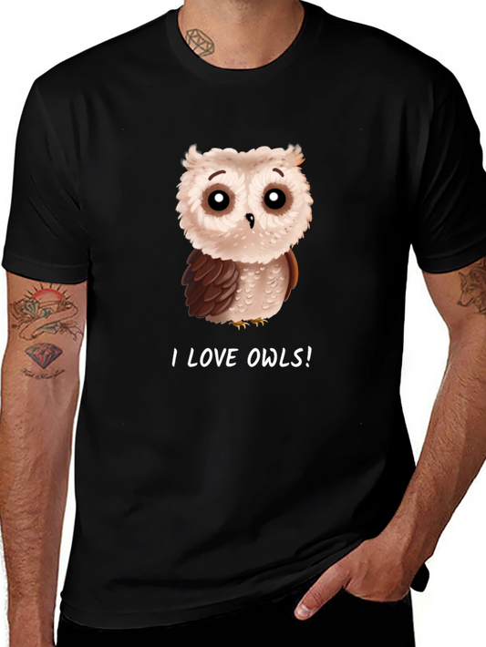 I Love Owls! Graphic T-Shirt