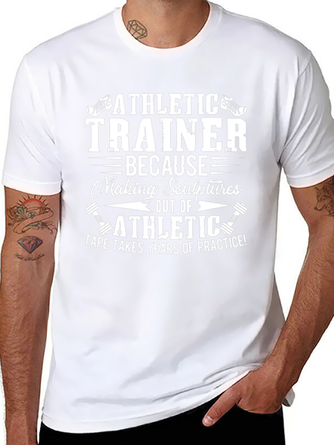 Athletic Trainer Sculpture Funny T-Shirt
