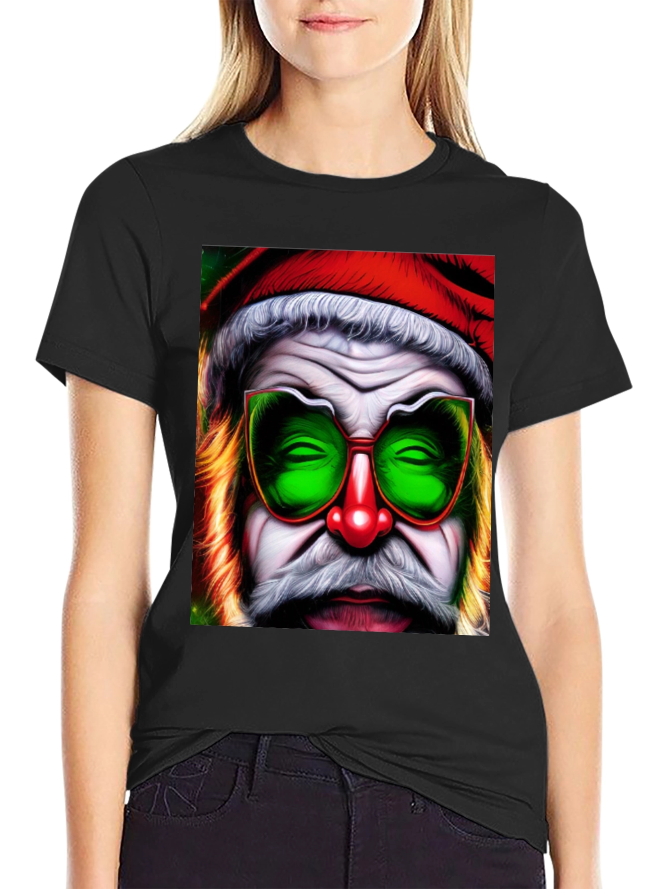 Groovy Santa T-Shirt - Funky Christmas Style