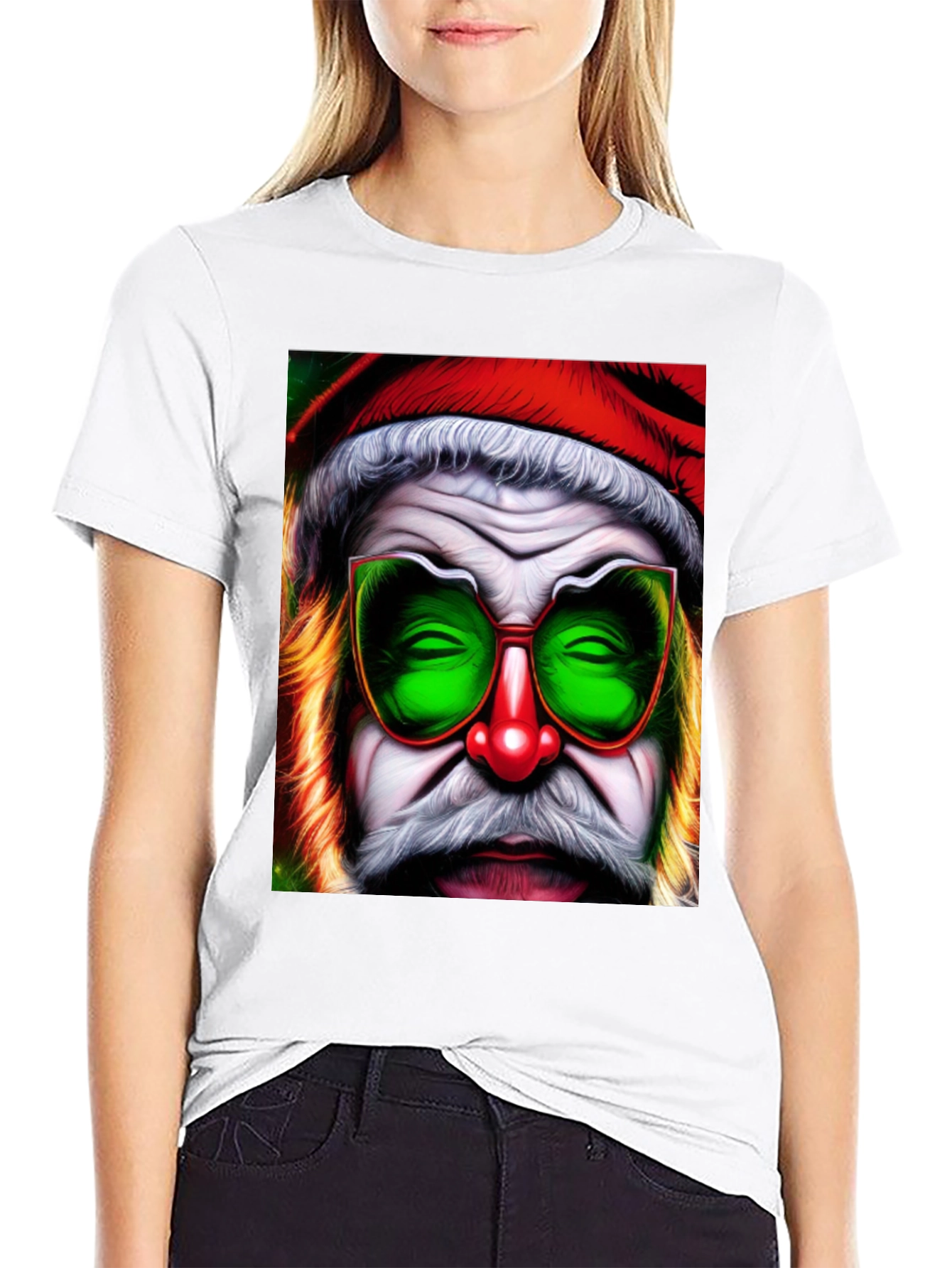 Groovy Santa T-Shirt - Funky Christmas Style