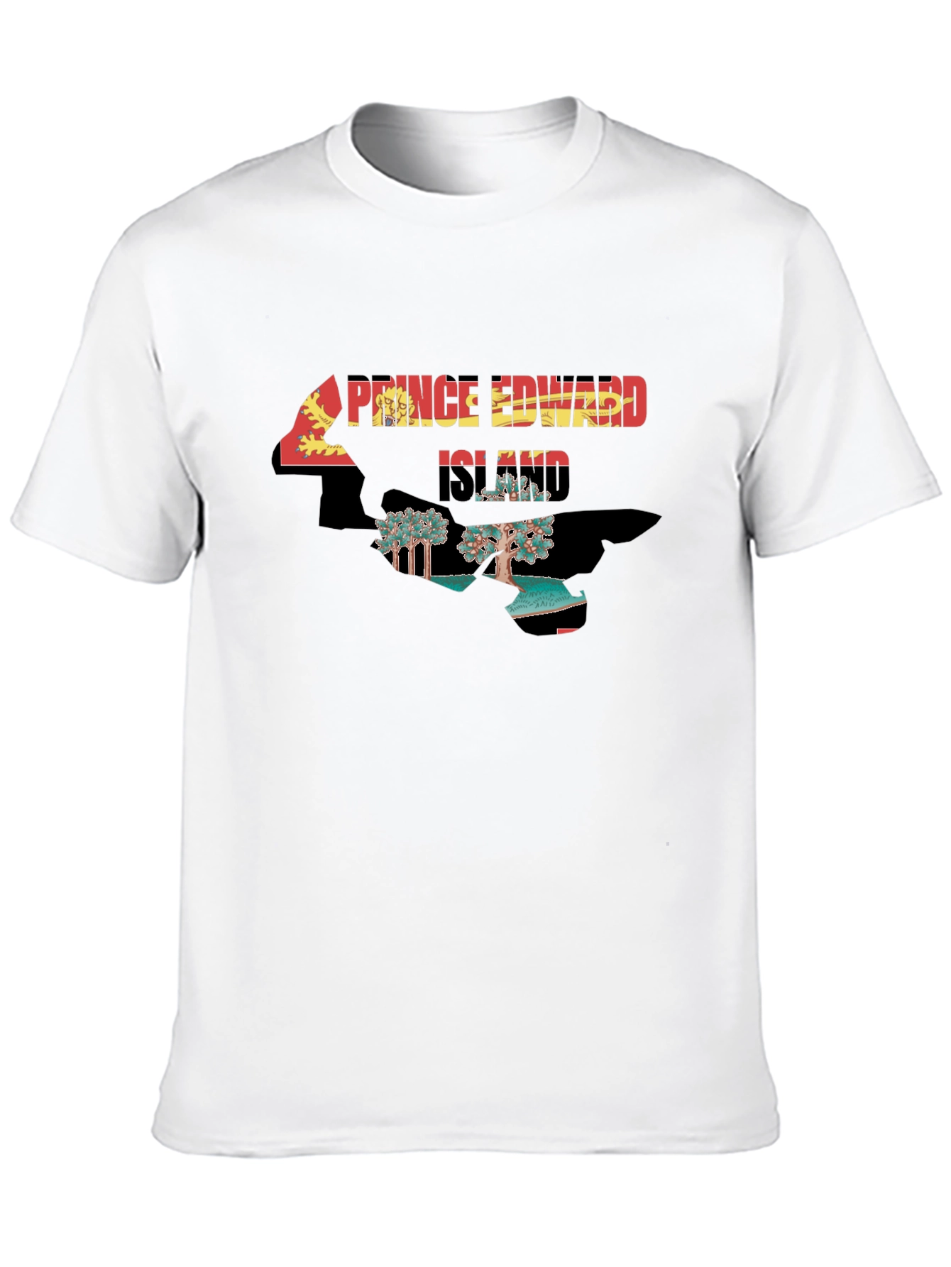 Prince Edward Island T-Shirt Black Tee