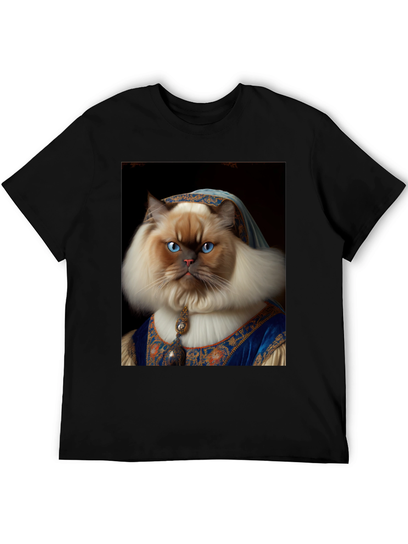 Cat Portrait T-Shirt - Renaissance Pet Tee