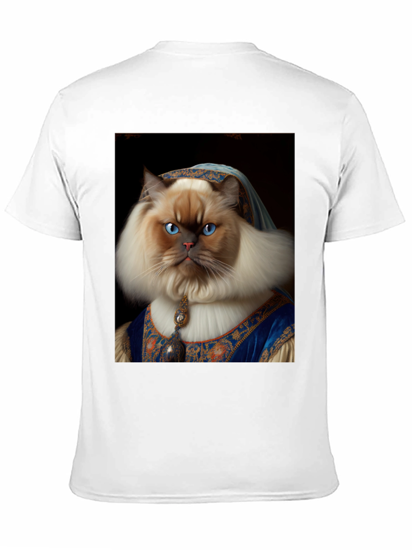 Cat Portrait T-Shirt - Renaissance Pet Tee