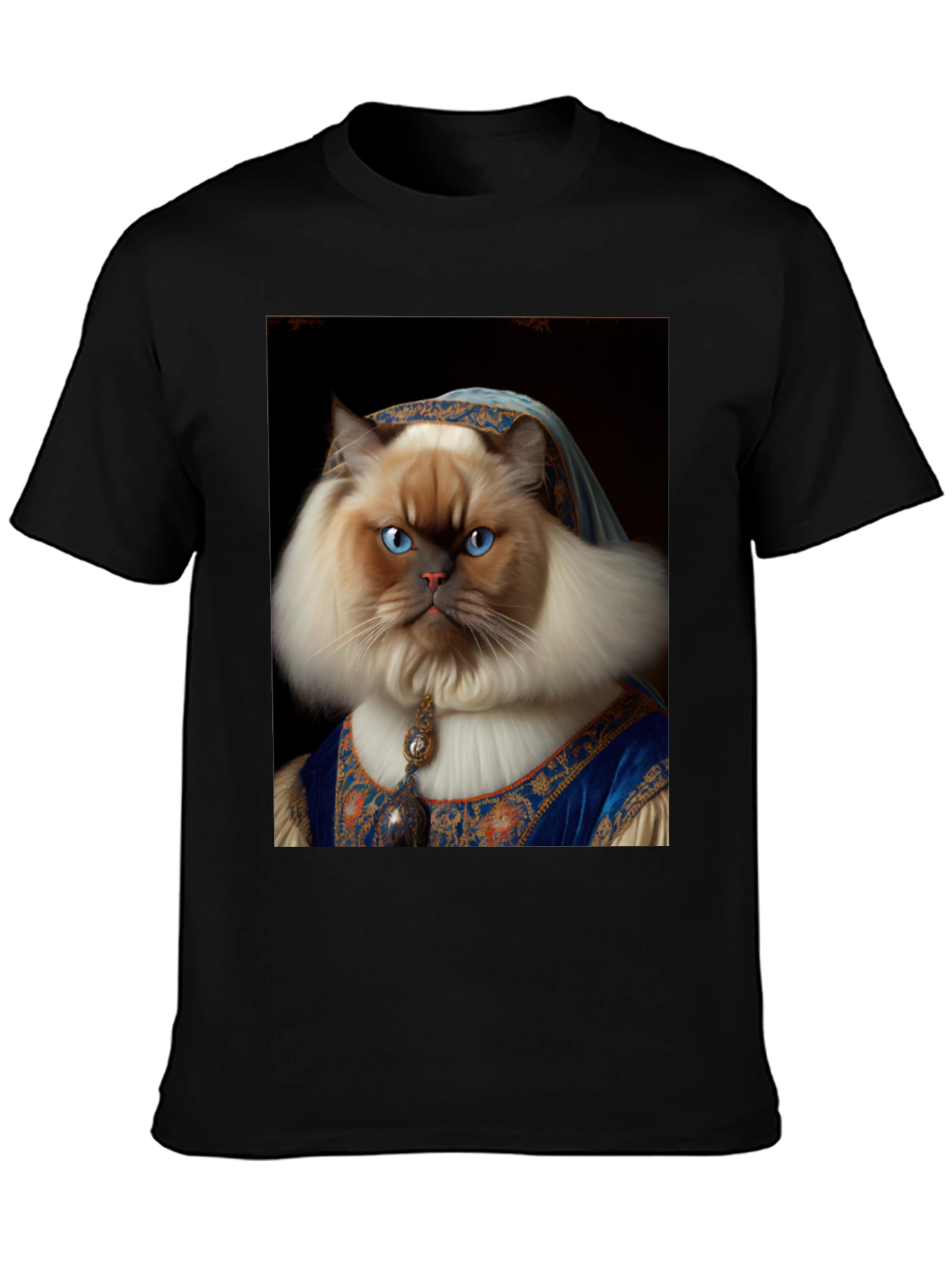 Cat Portrait T-Shirt - Renaissance Pet Tee