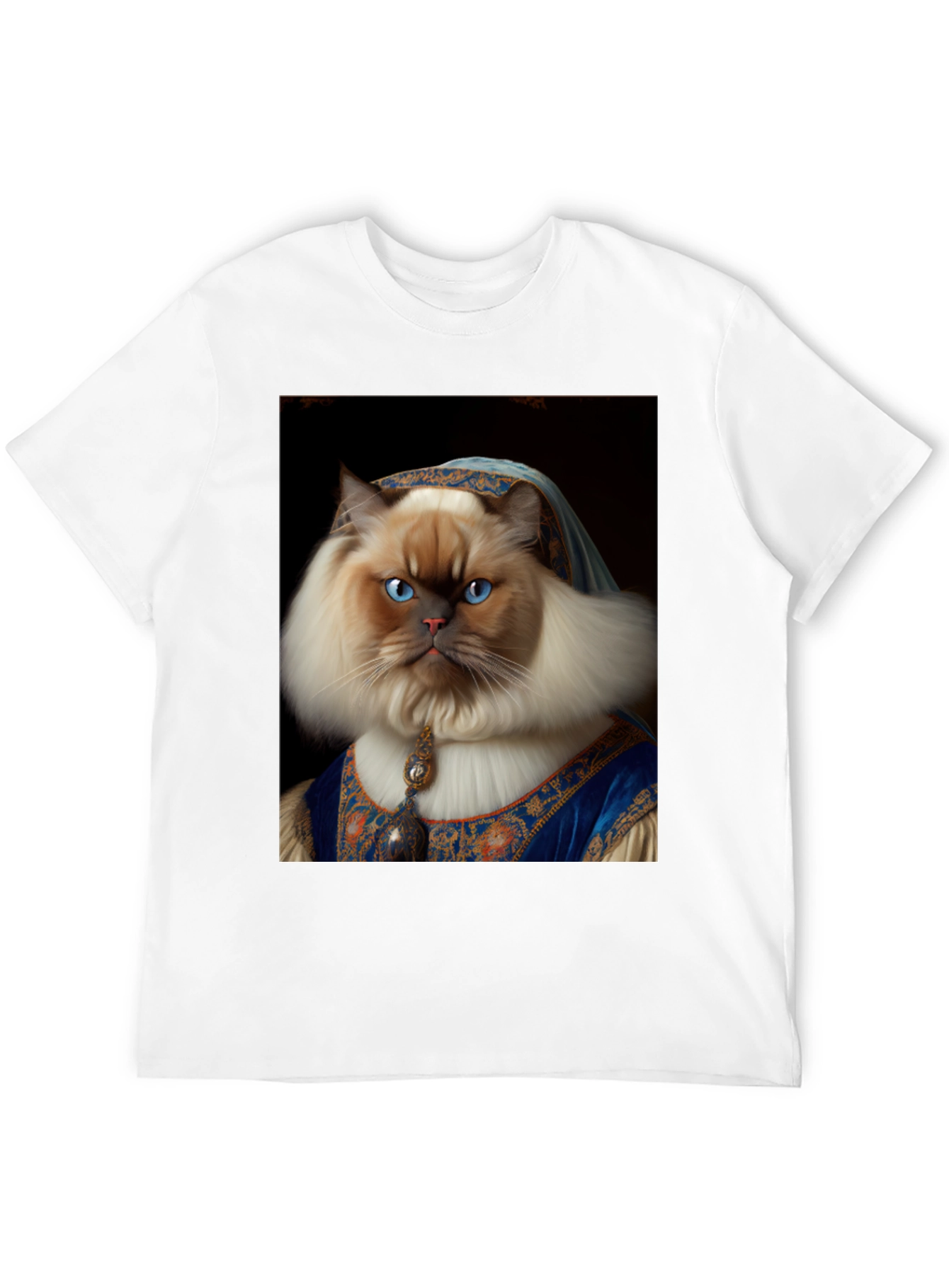 Cat Portrait T-Shirt - Renaissance Pet Tee