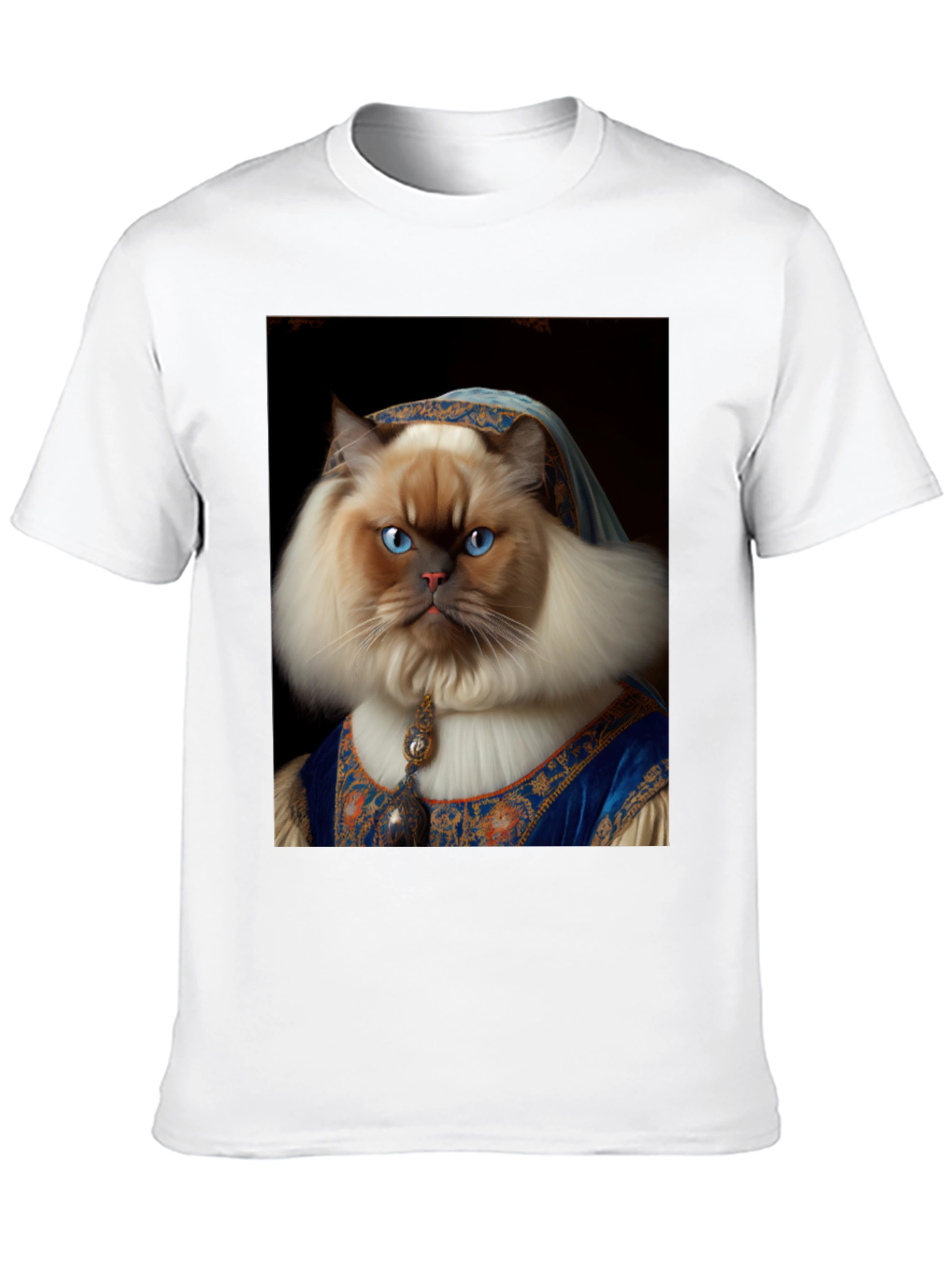 Cat Portrait T-Shirt - Renaissance Pet Tee