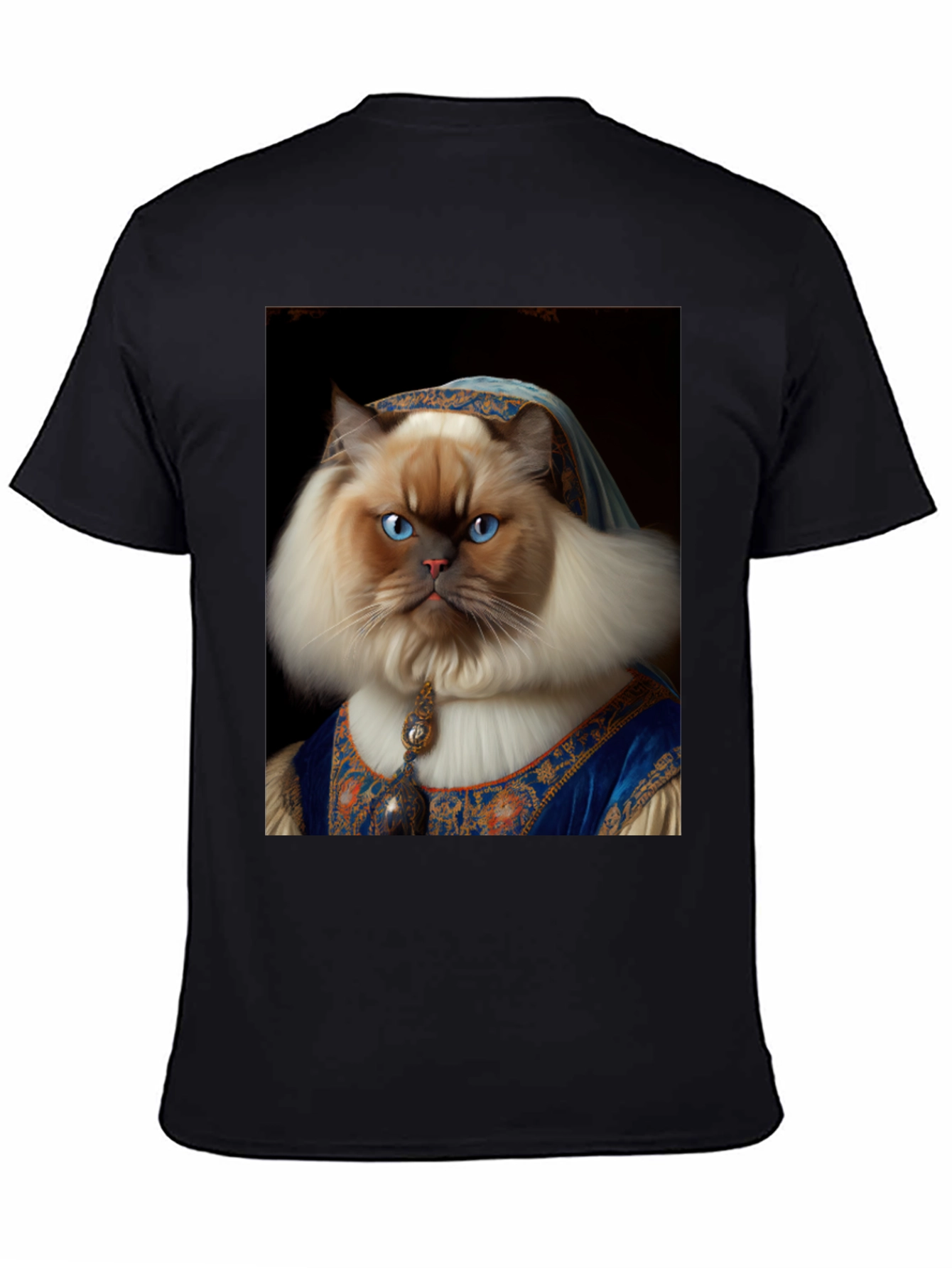 Cat Portrait T-Shirt - Renaissance Pet Tee