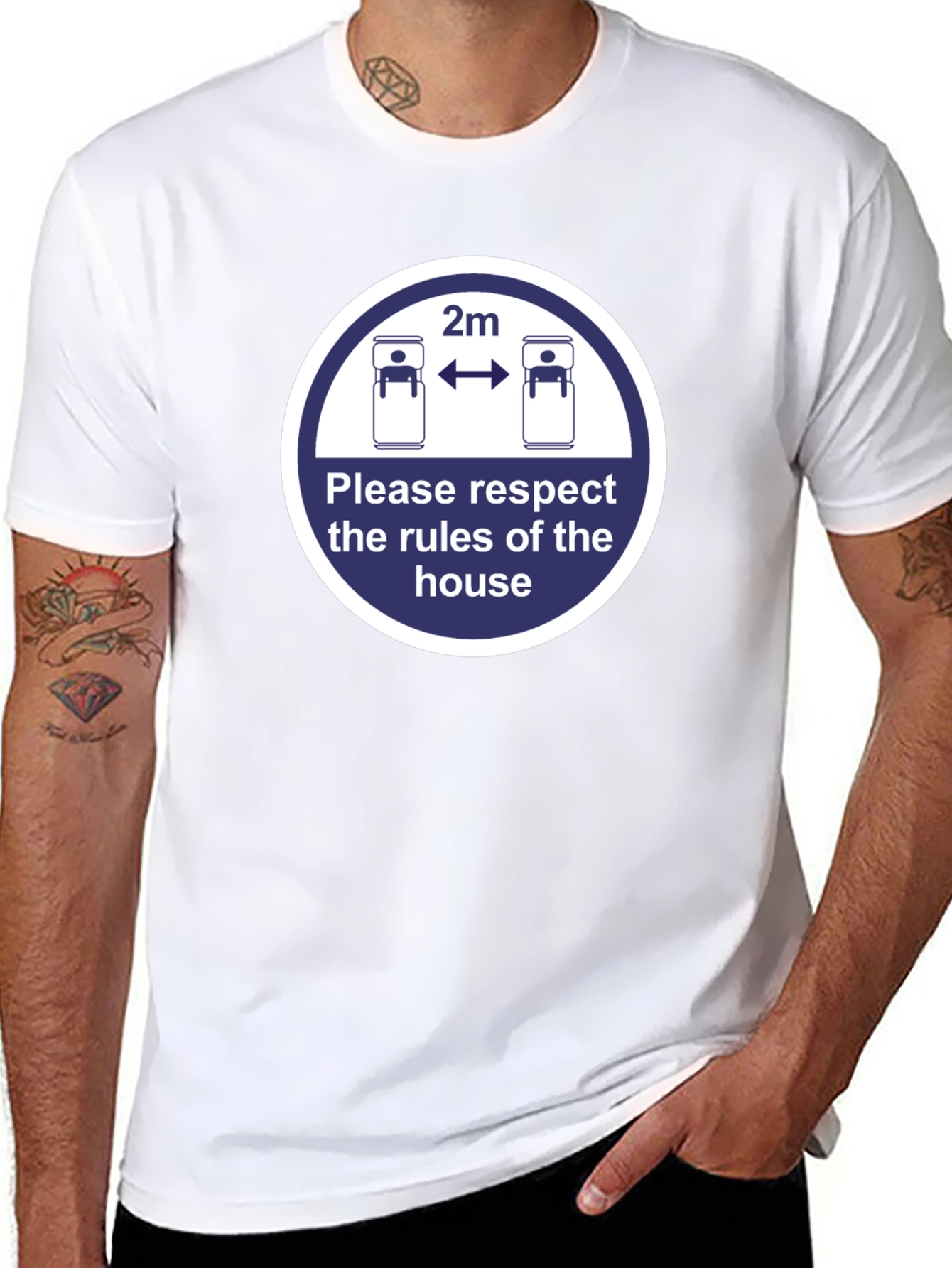 Respect the Rules T-Shirt Social Distance Tee