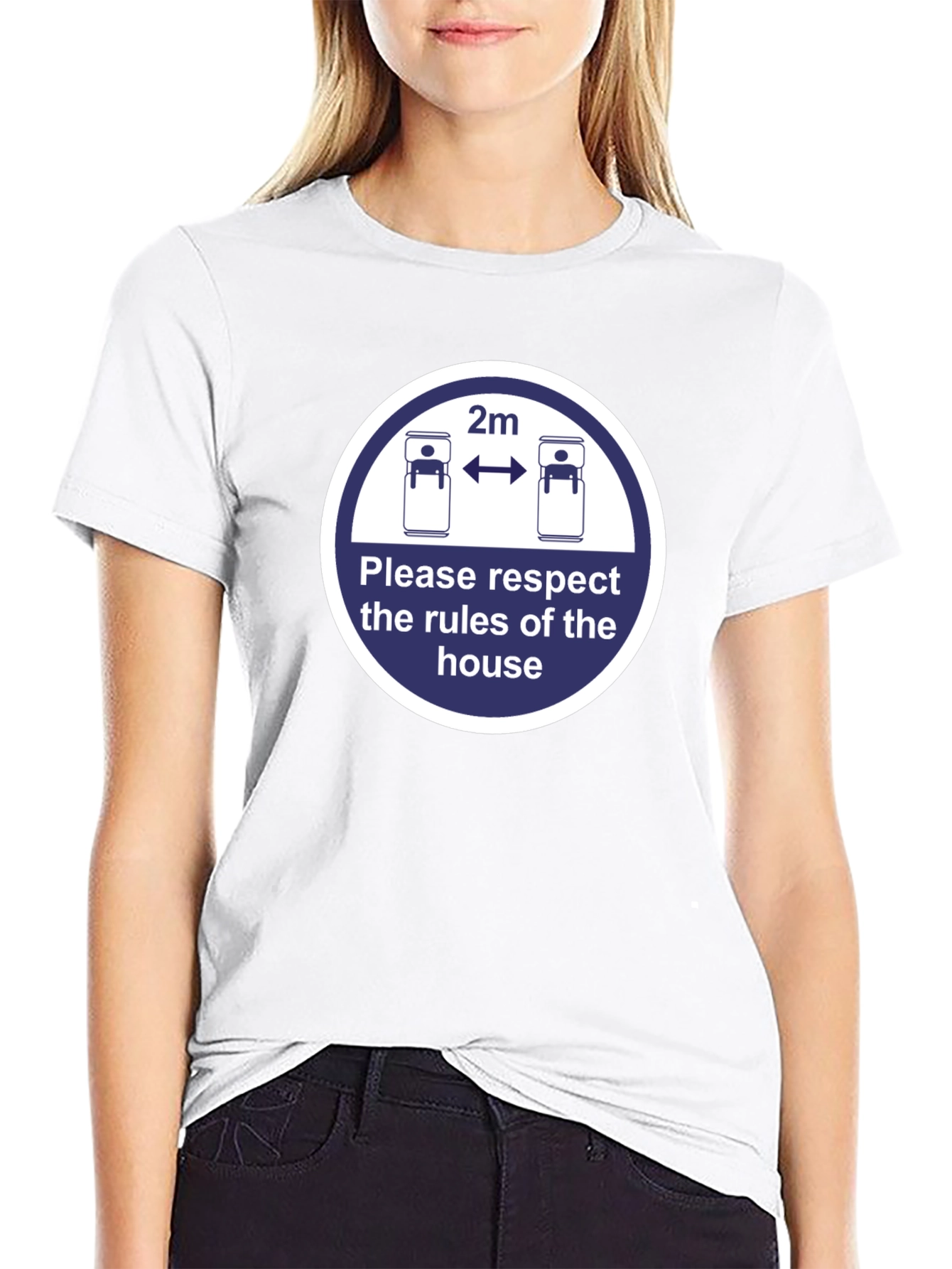 Respect the Rules T-Shirt Social Distance Tee