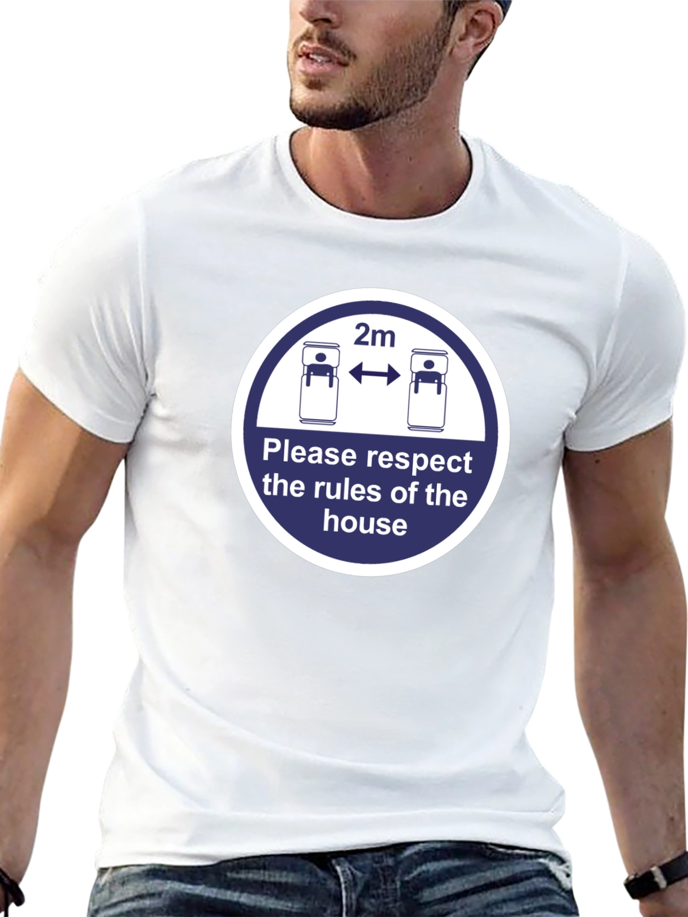 Respect the Rules T-Shirt Social Distance Tee