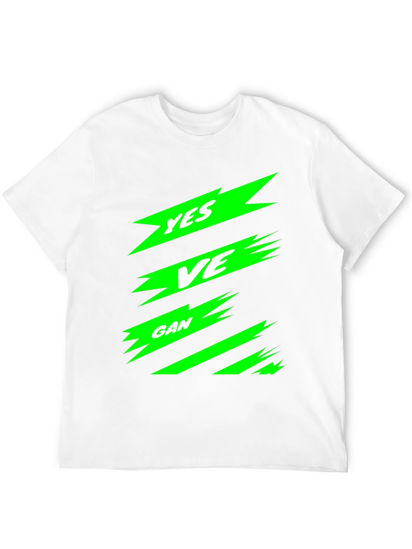 Yes Vegan Black Graphic T-Shirt