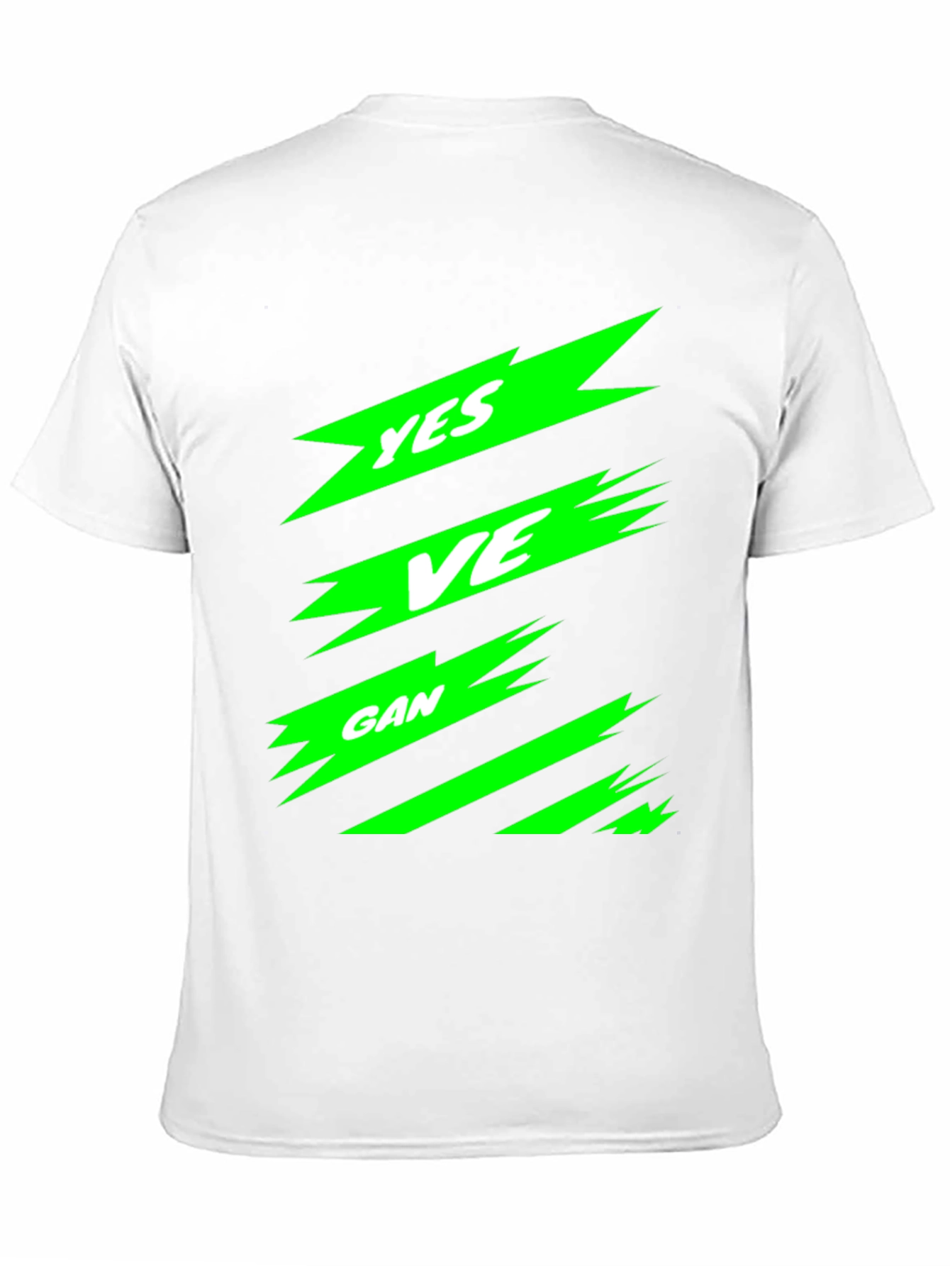 Yes Vegan Black Graphic T-Shirt