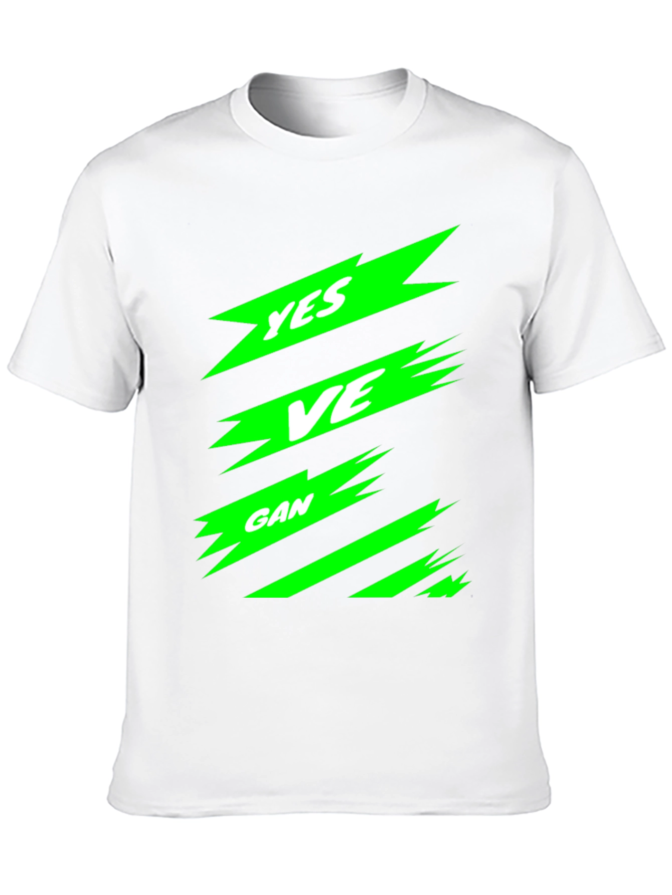 Yes Vegan Black Graphic T-Shirt