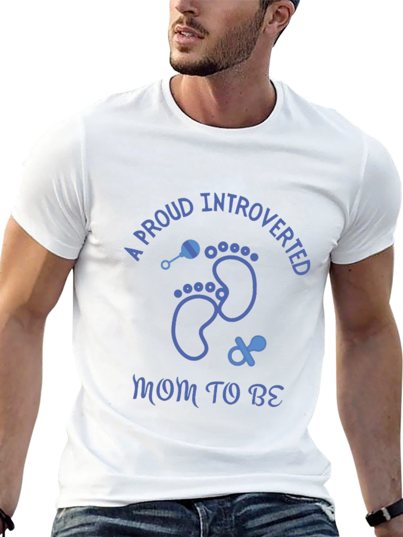 Proud Introverted Mom To Be T-Shirt