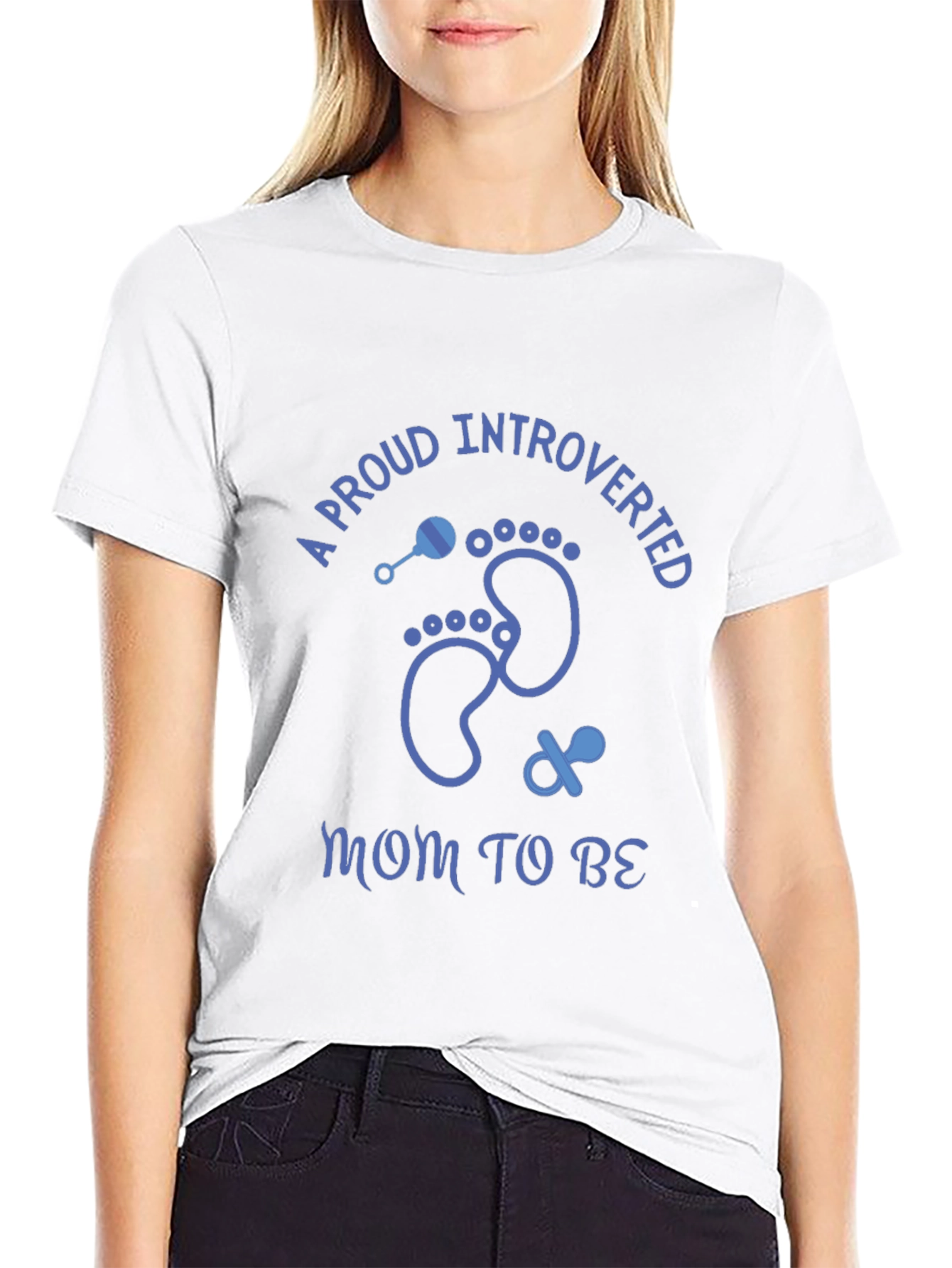 Proud Introverted Mom To Be T-Shirt
