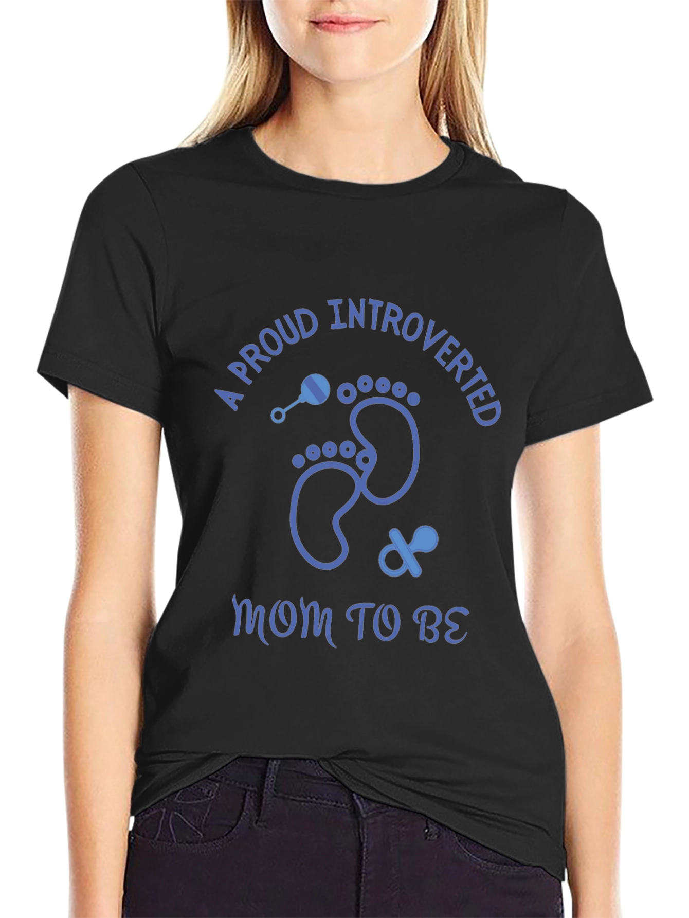 Proud Introverted Mom To Be T-Shirt