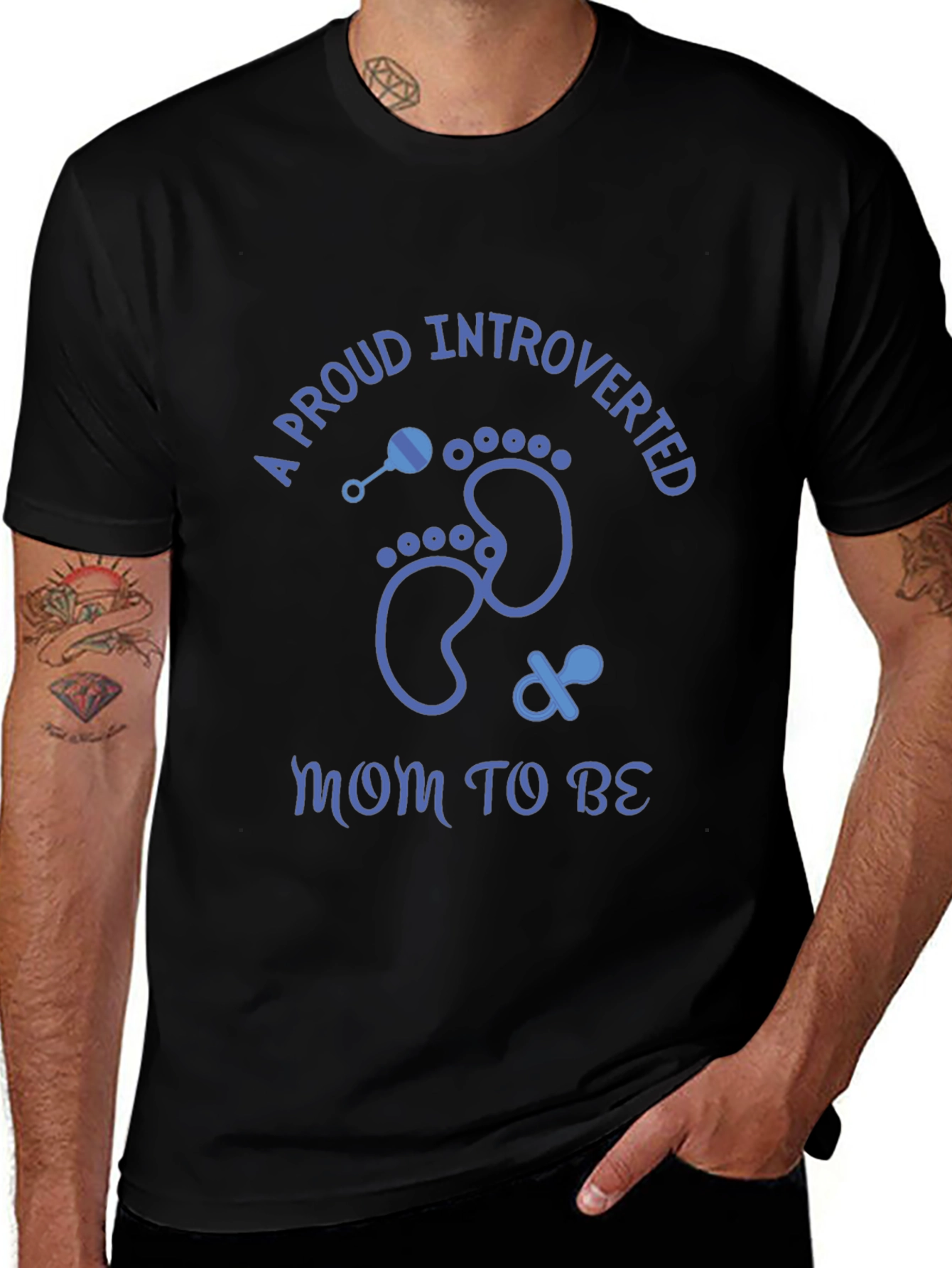 Proud Introverted Mom To Be T-Shirt