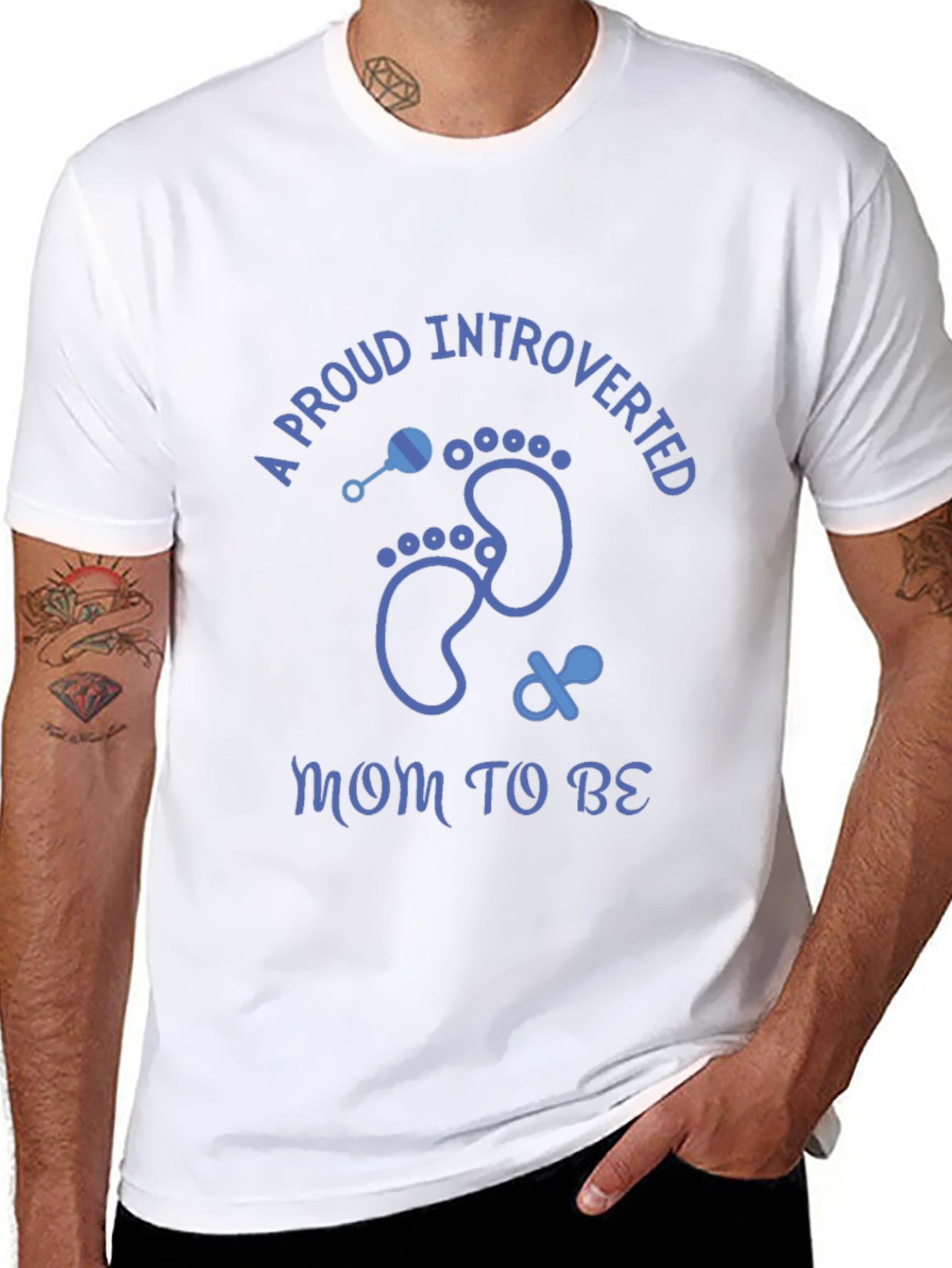 Proud Introverted Mom To Be T-Shirt