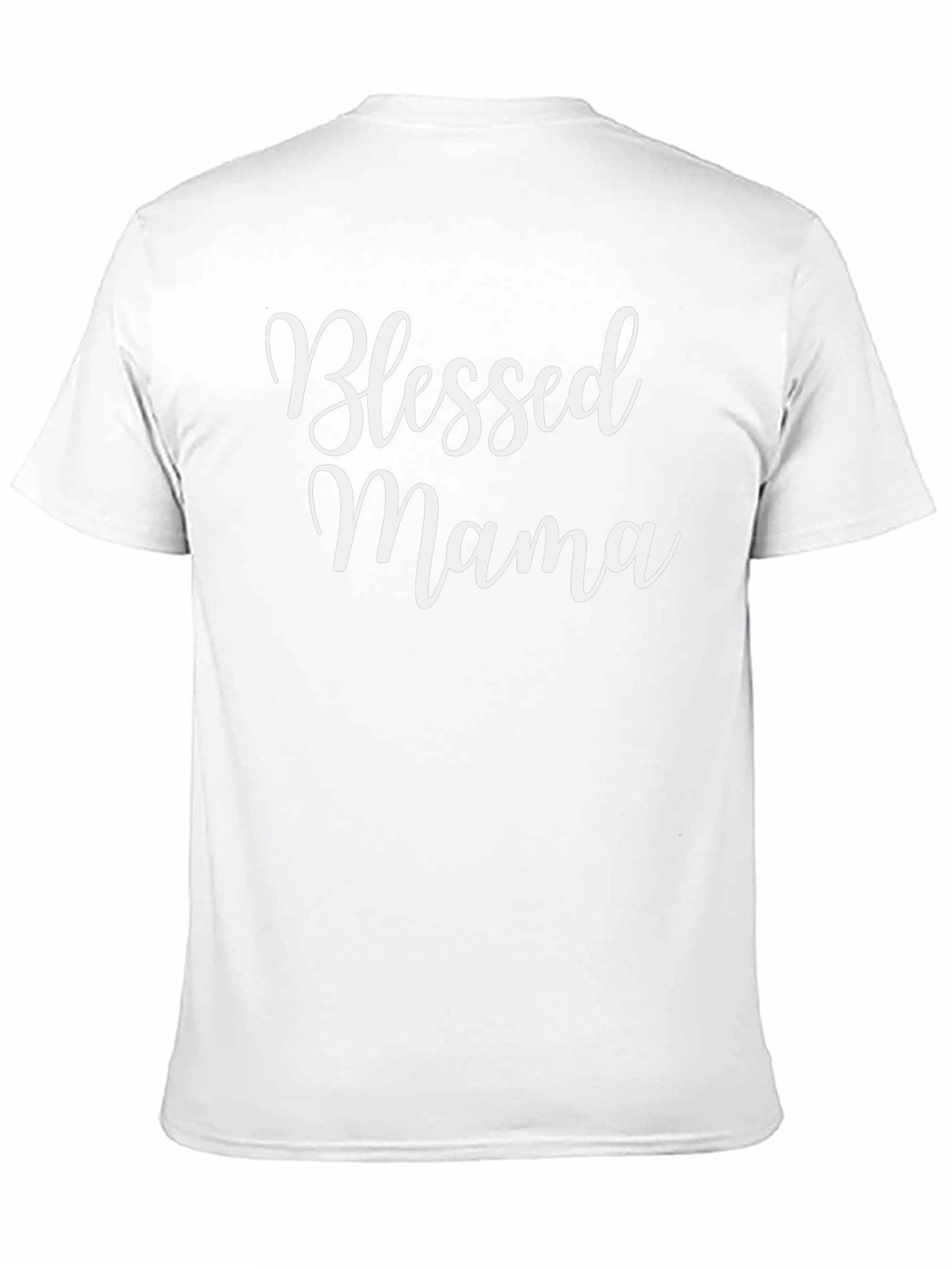 Blessed Mama Graphic Tee - Black Cotton T-Shirt