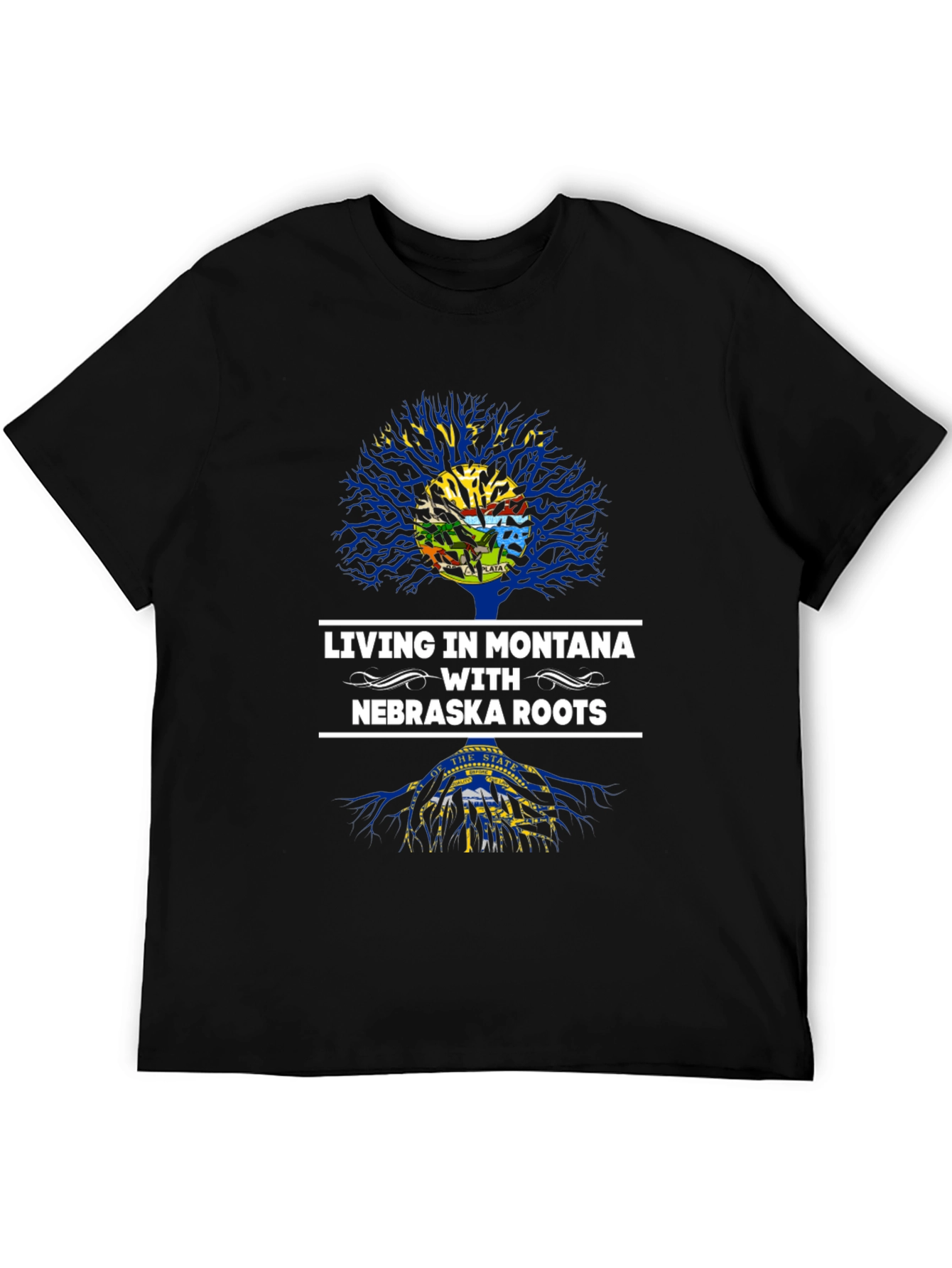 Montana Living Nebraska Roots Graphic T-Shirt